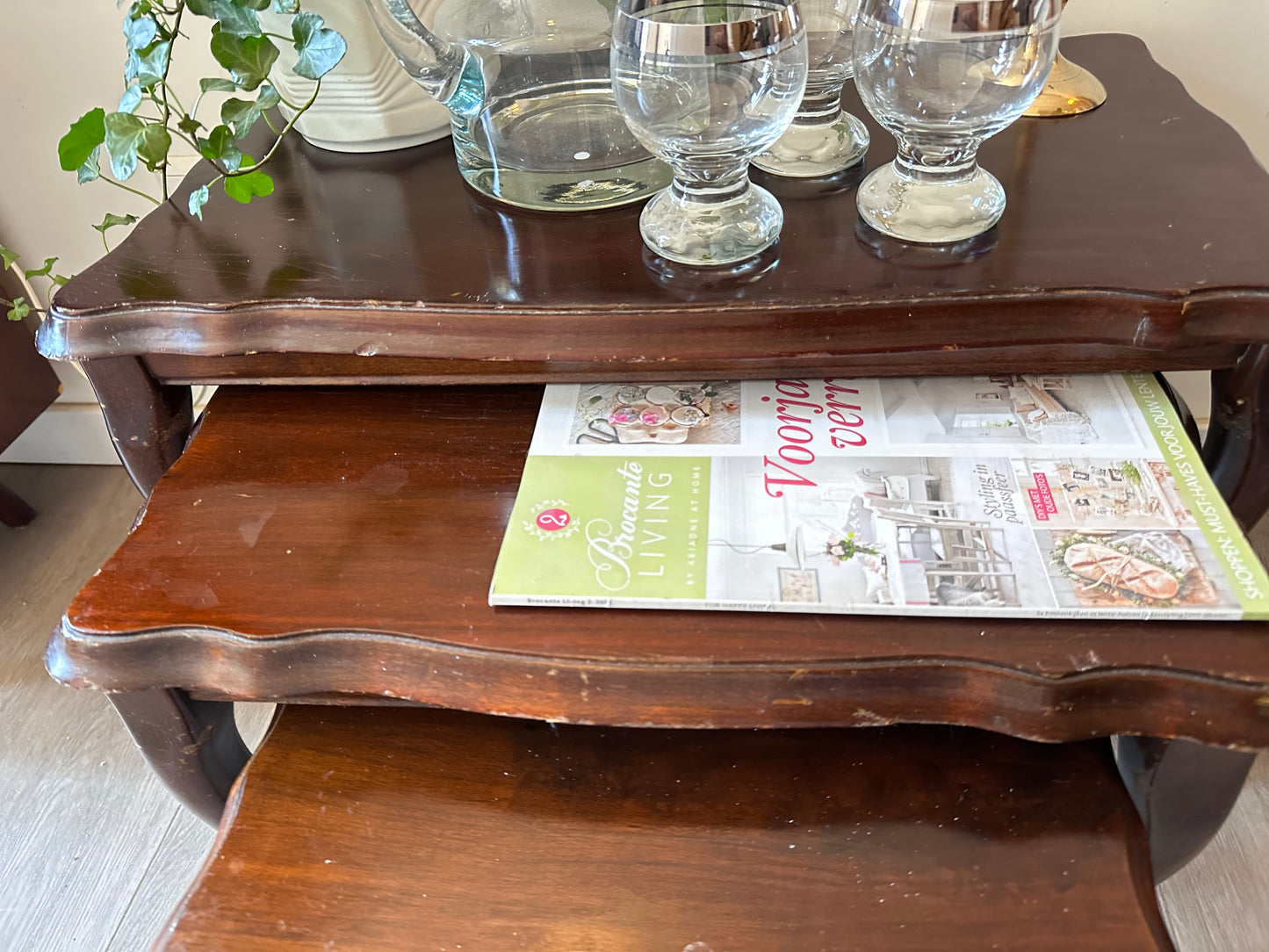 Nesting tables 3 bijzettafeltjes