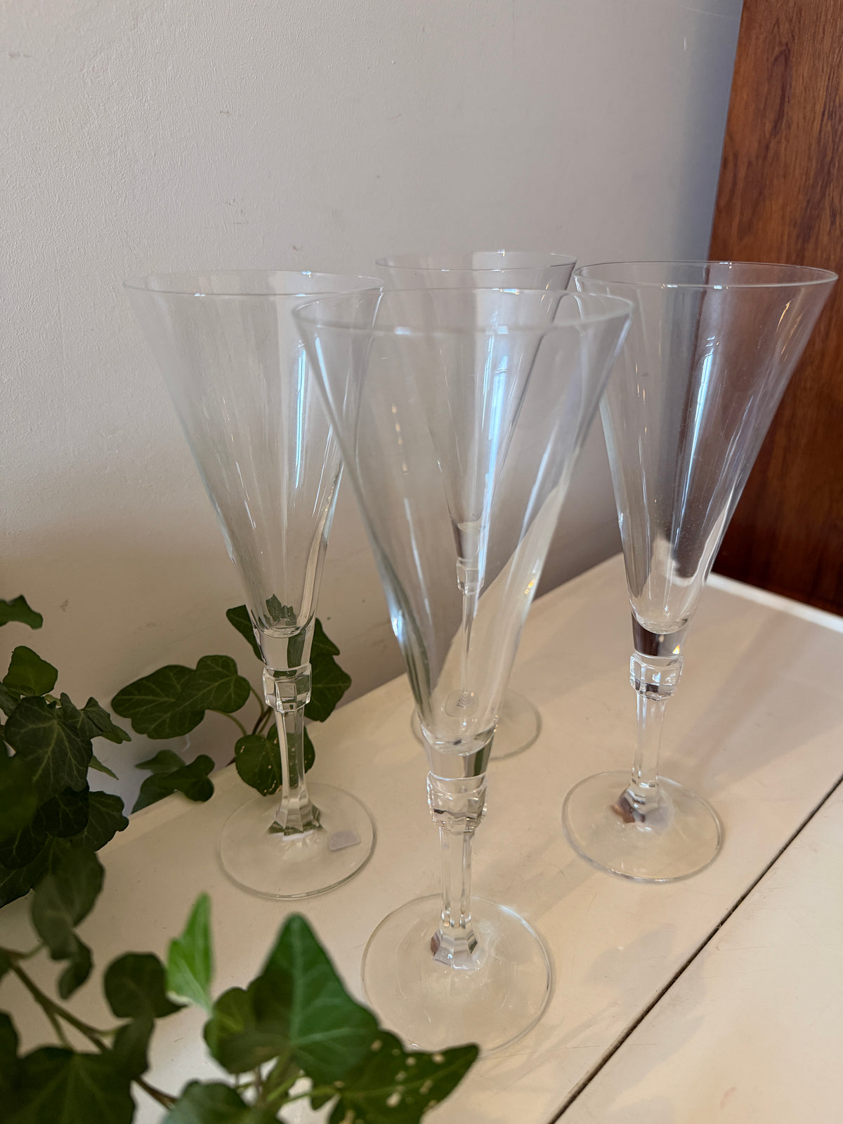 Art Deco Champagne flutes