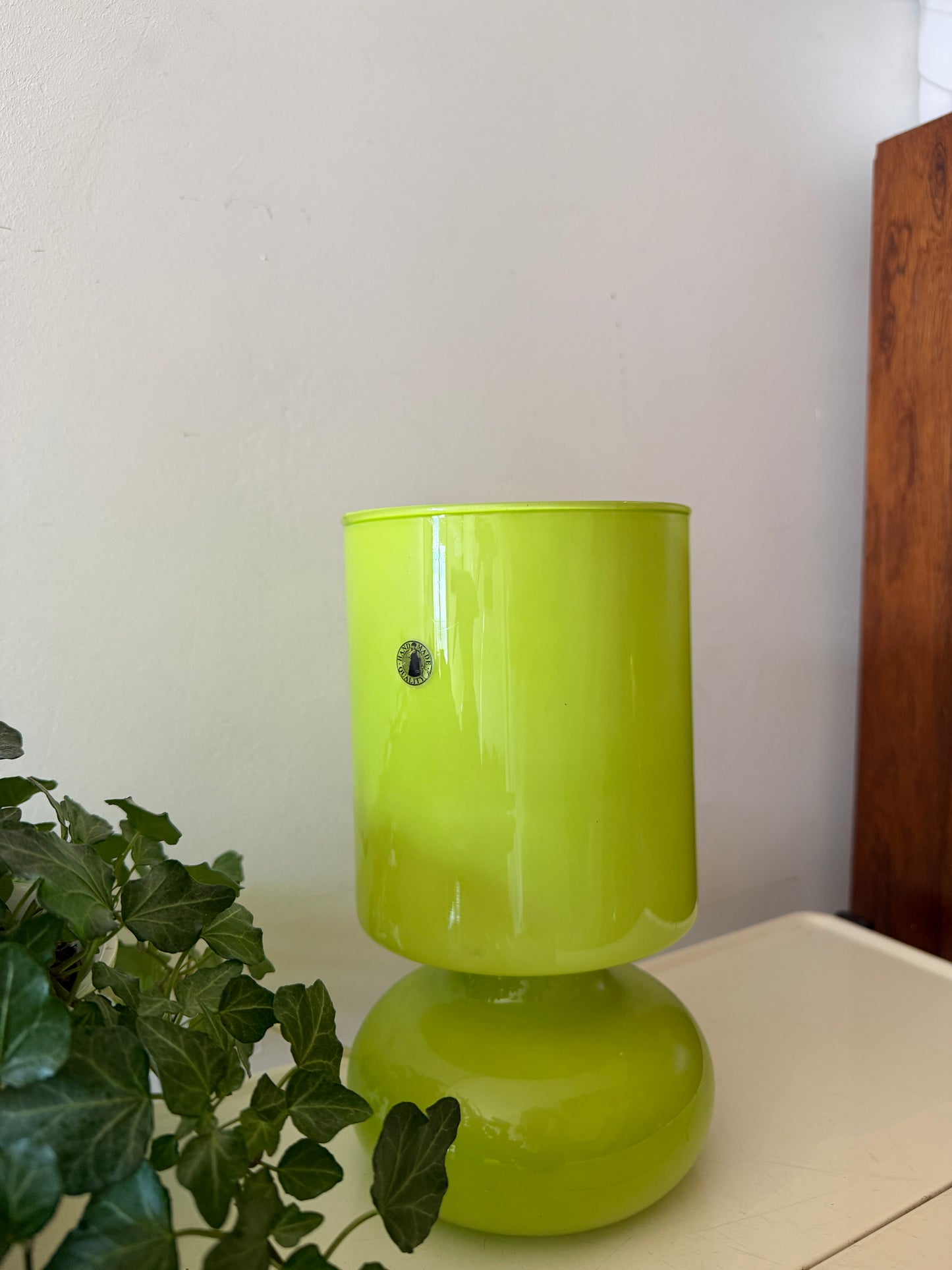 Lime groene lykta lamp IKEA