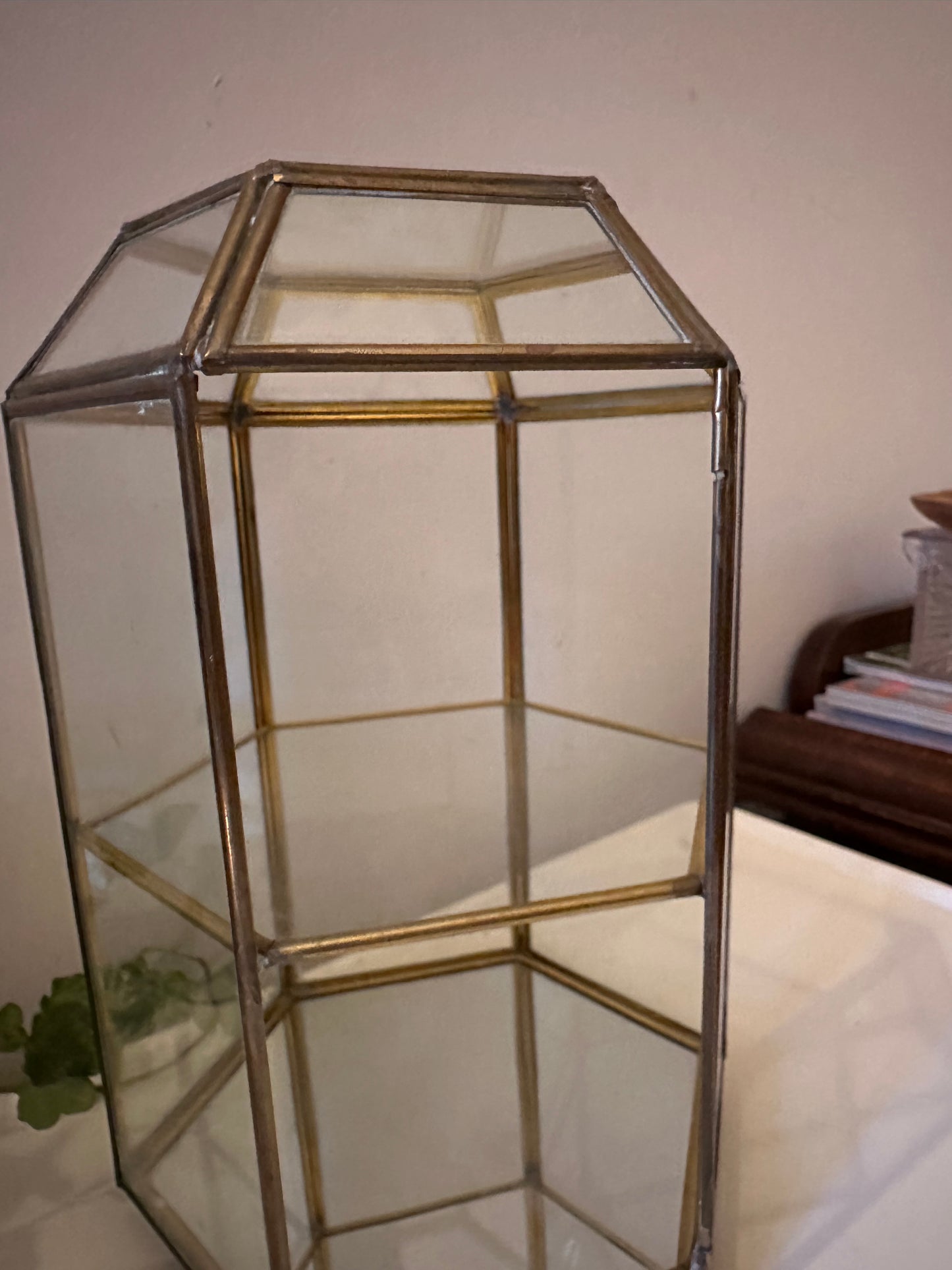 Glas in lood vitrinekastje