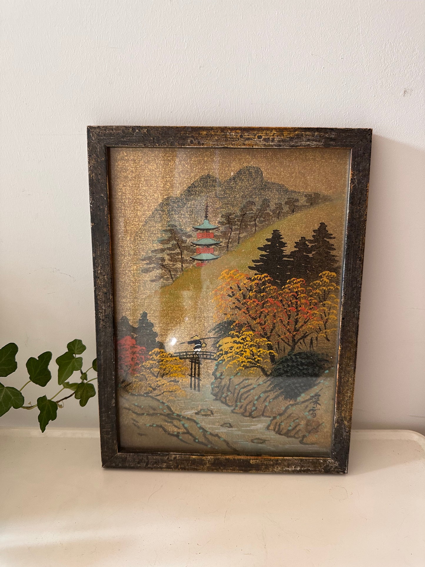 Japanse prent in lijst