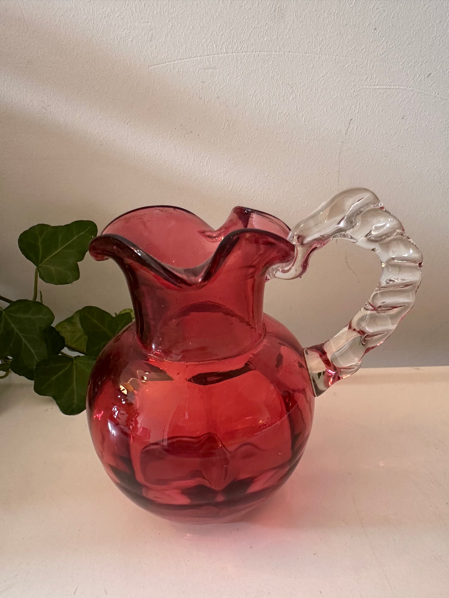Cranberry glas mini kan jaren 50