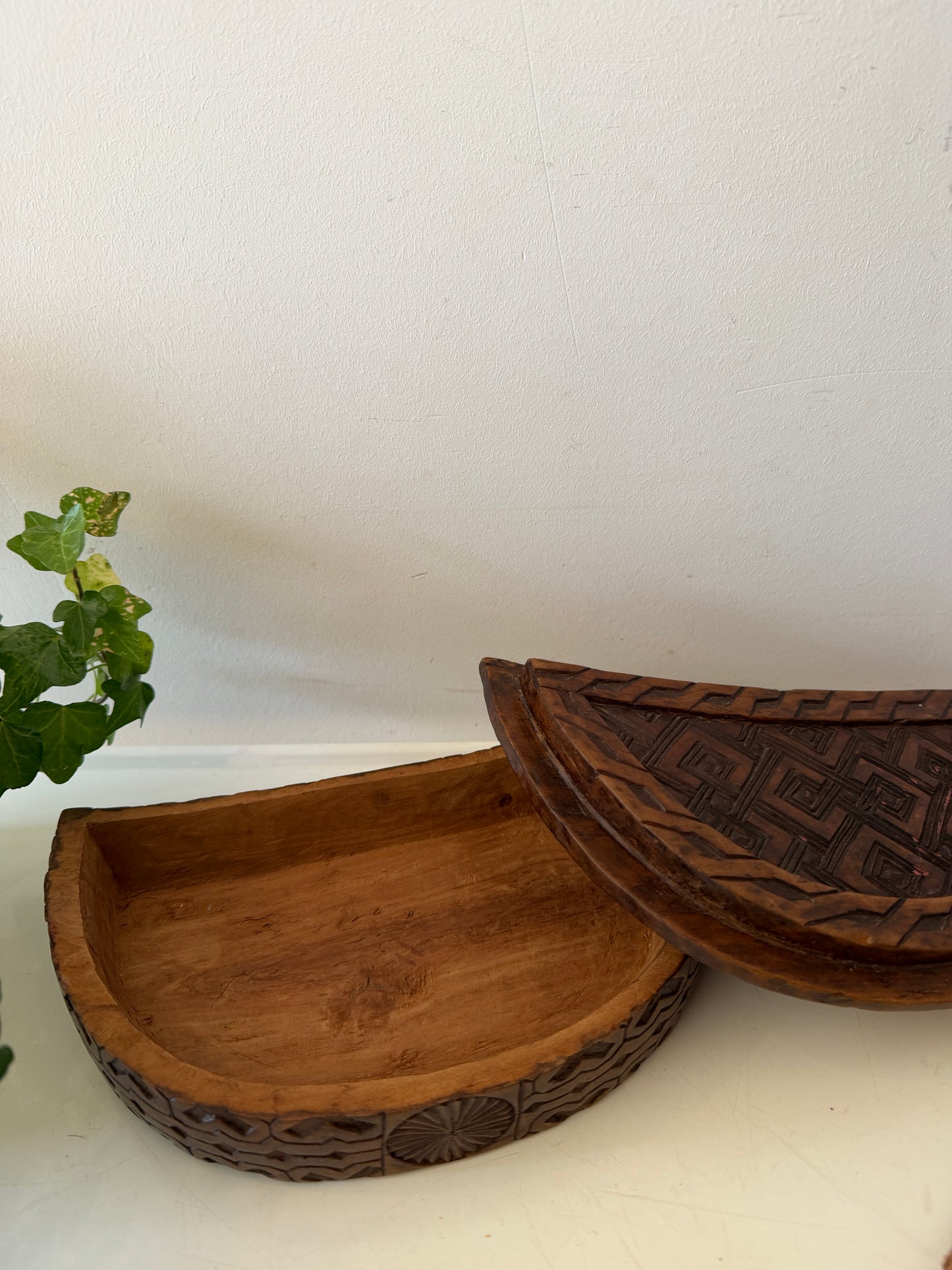 Houten bewaardoos