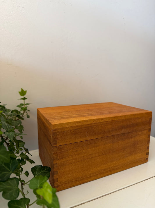 Houten bewaardoos