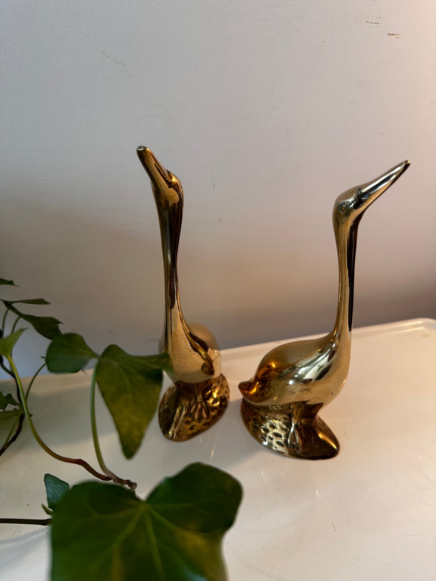 Messing zwaantjes vintage