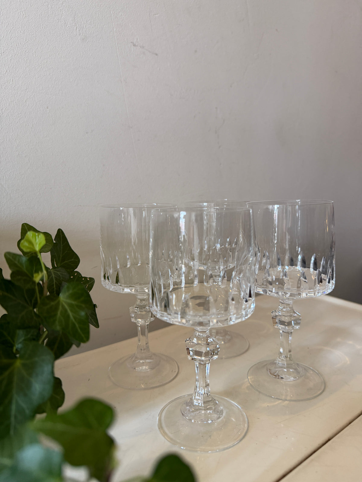 Set van 4 Cristal D’argue wijnglazen