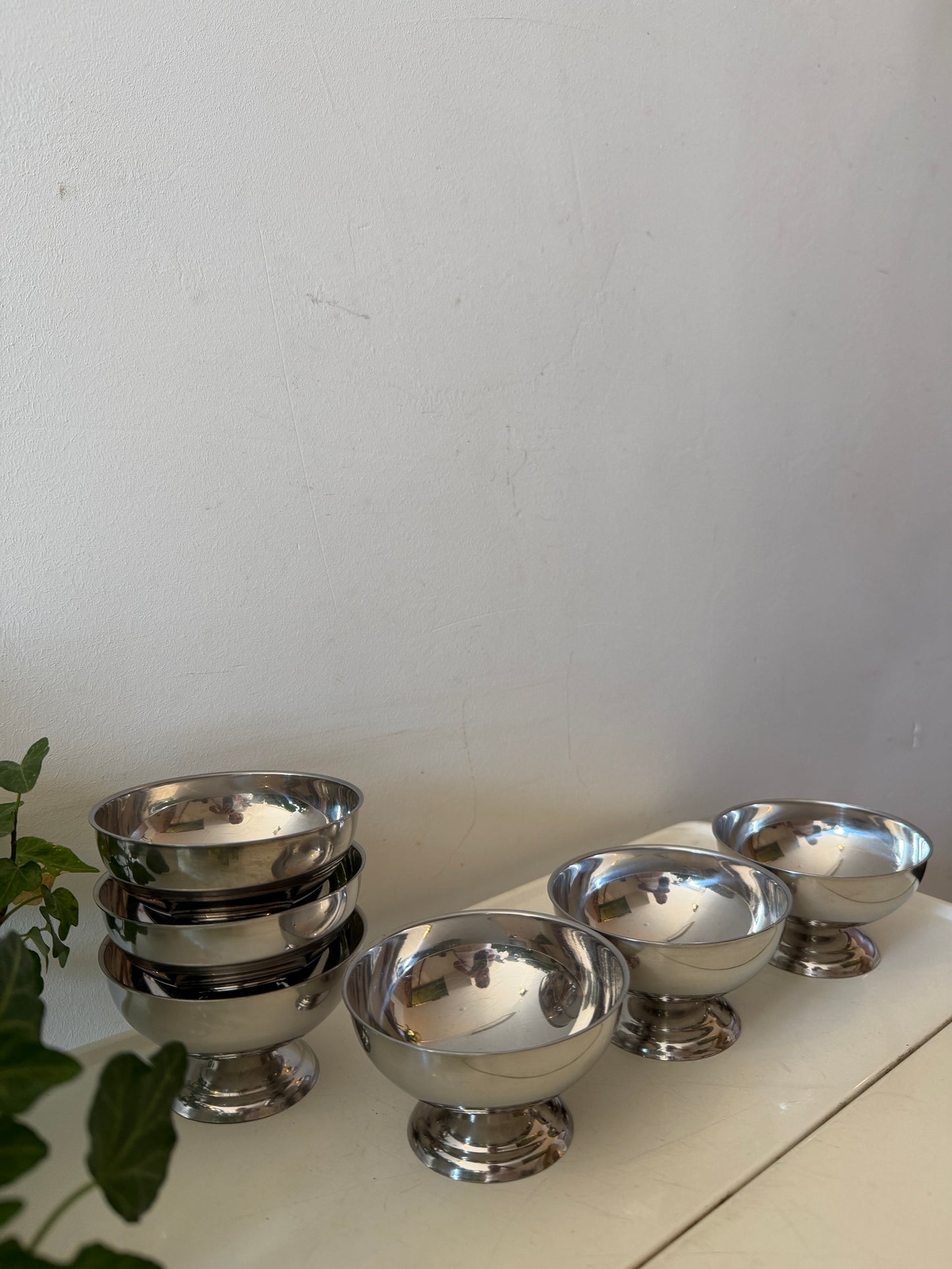 Set van 6 Chrome coupes