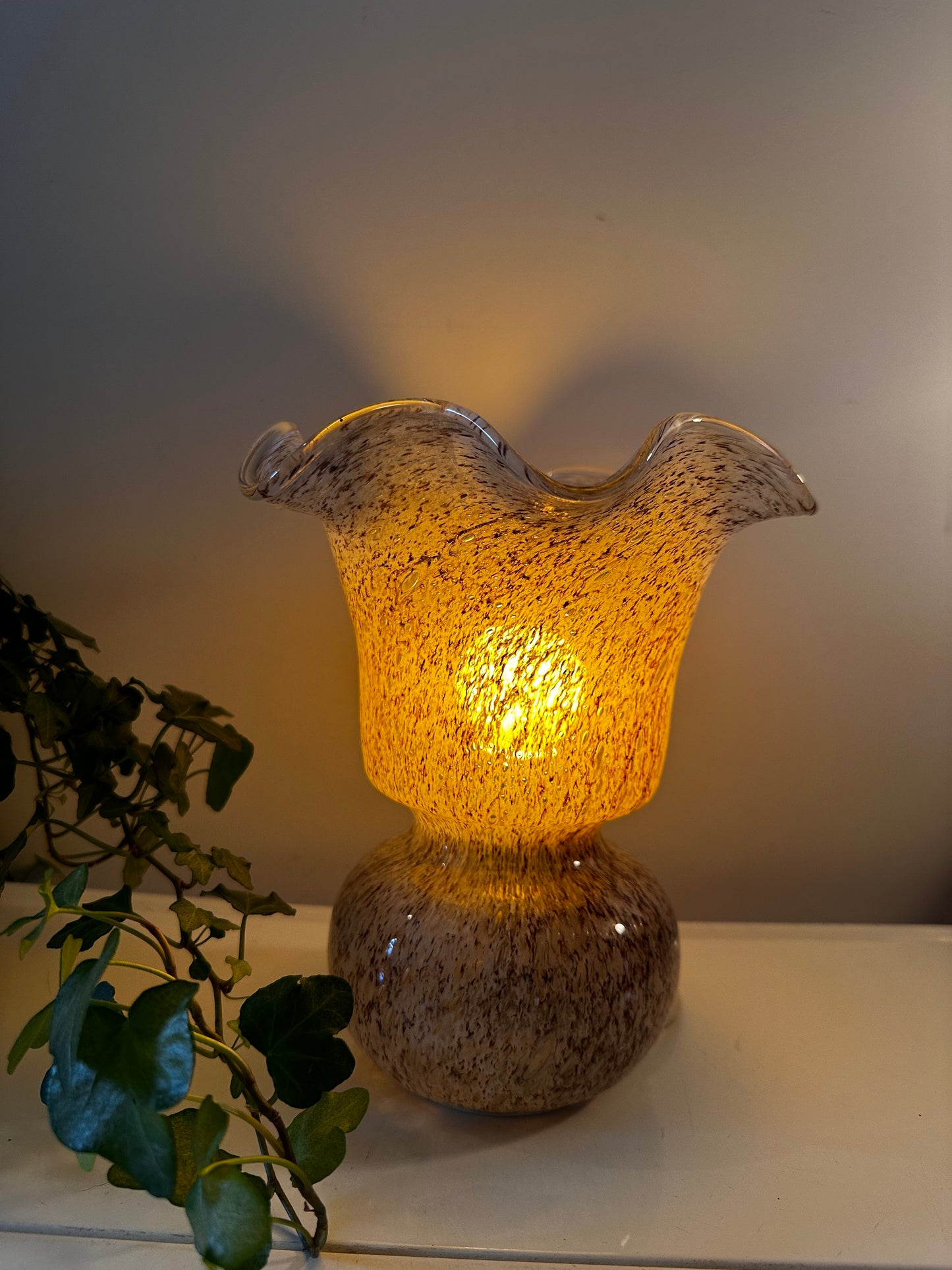 Murano glazen Doria vintage jaren 70 lamp