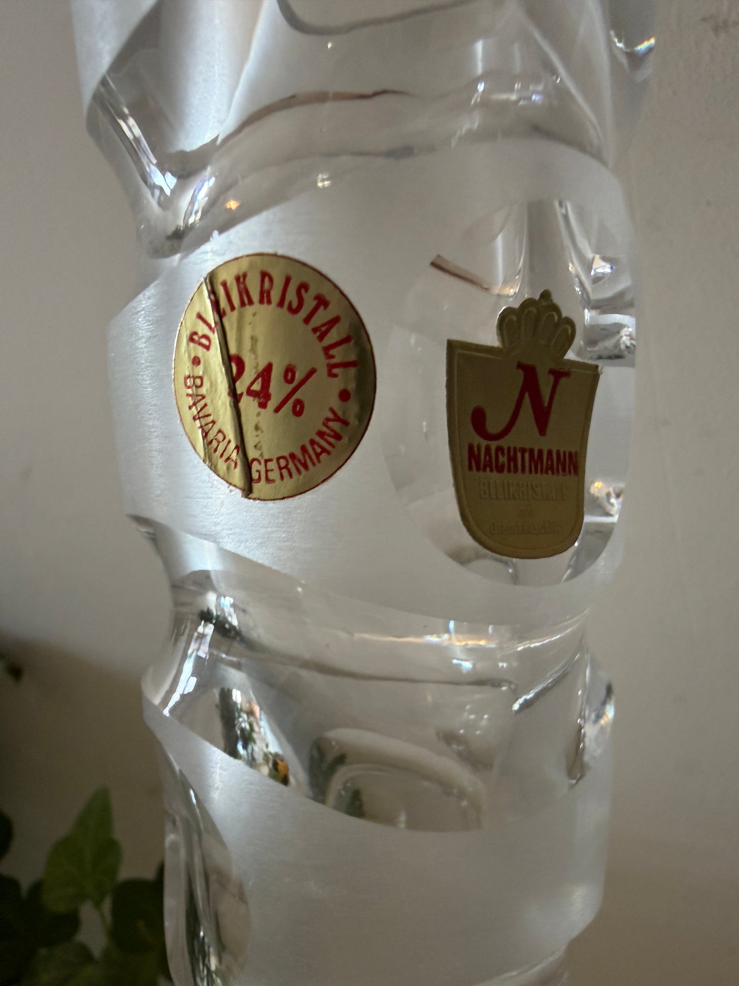 Nachtmann kristallen kolomvaas