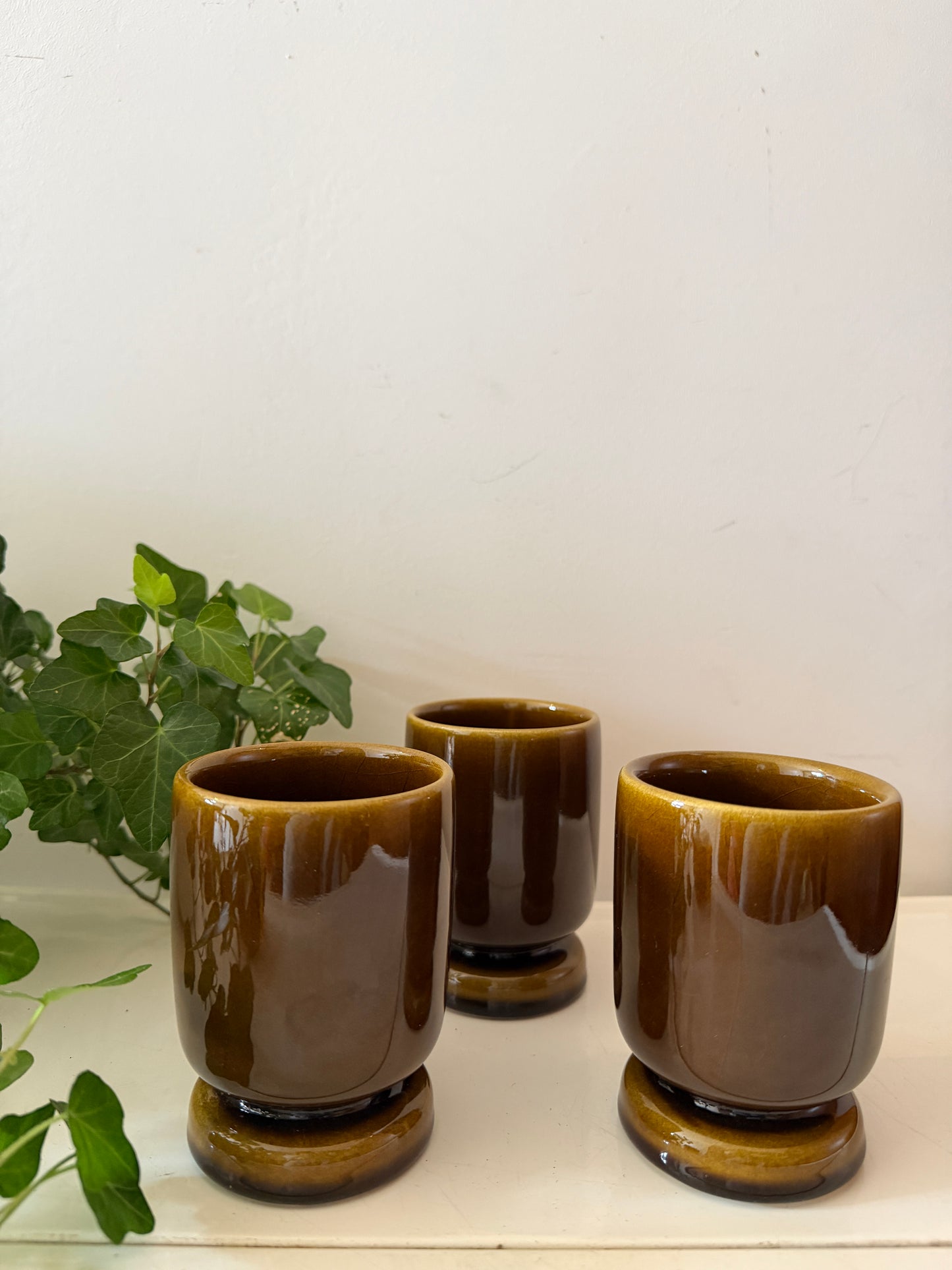 Set van 3 koffiemokken jaren 70 hutschenreuther