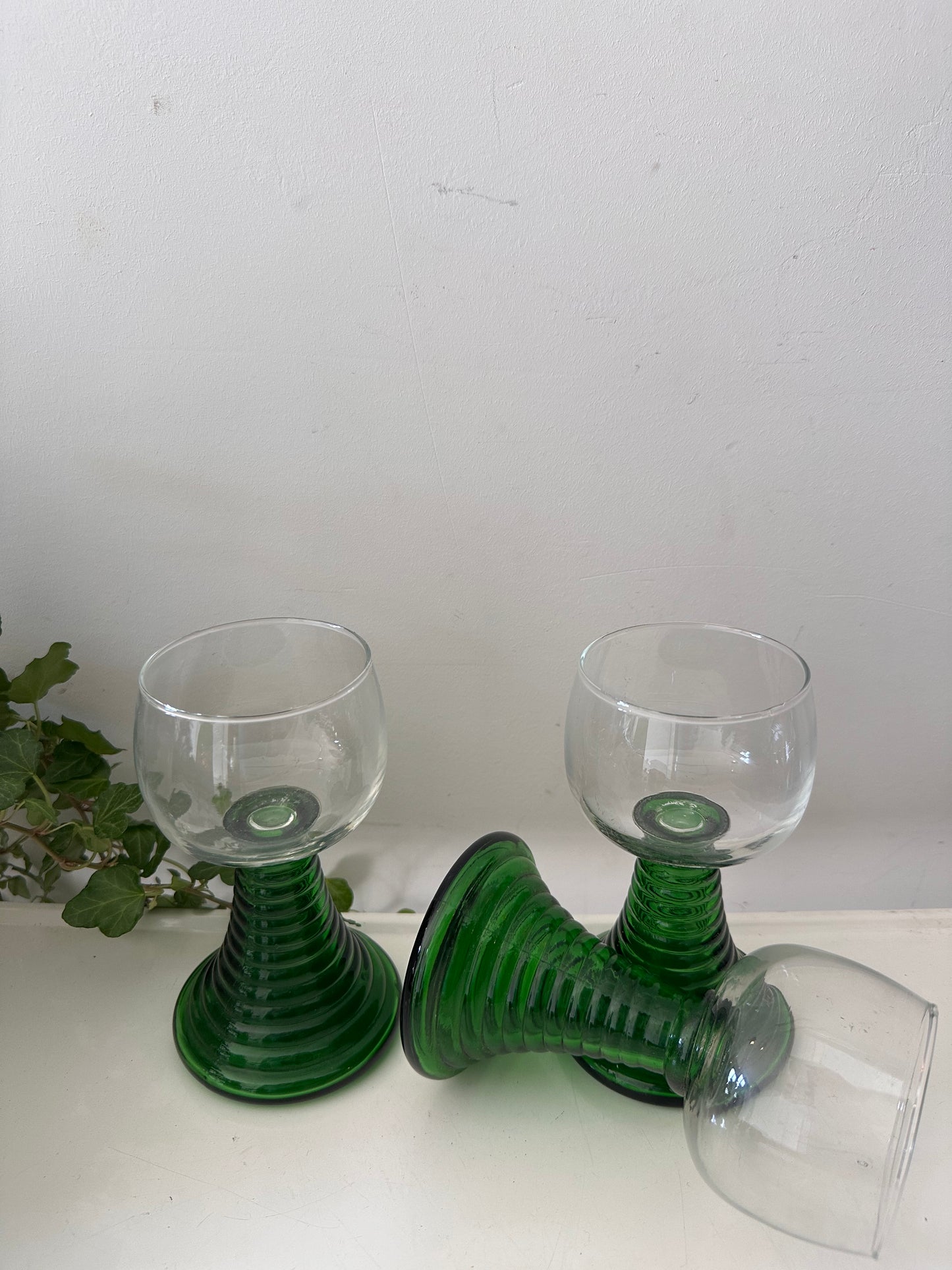 Set van 3 Roemer glazen