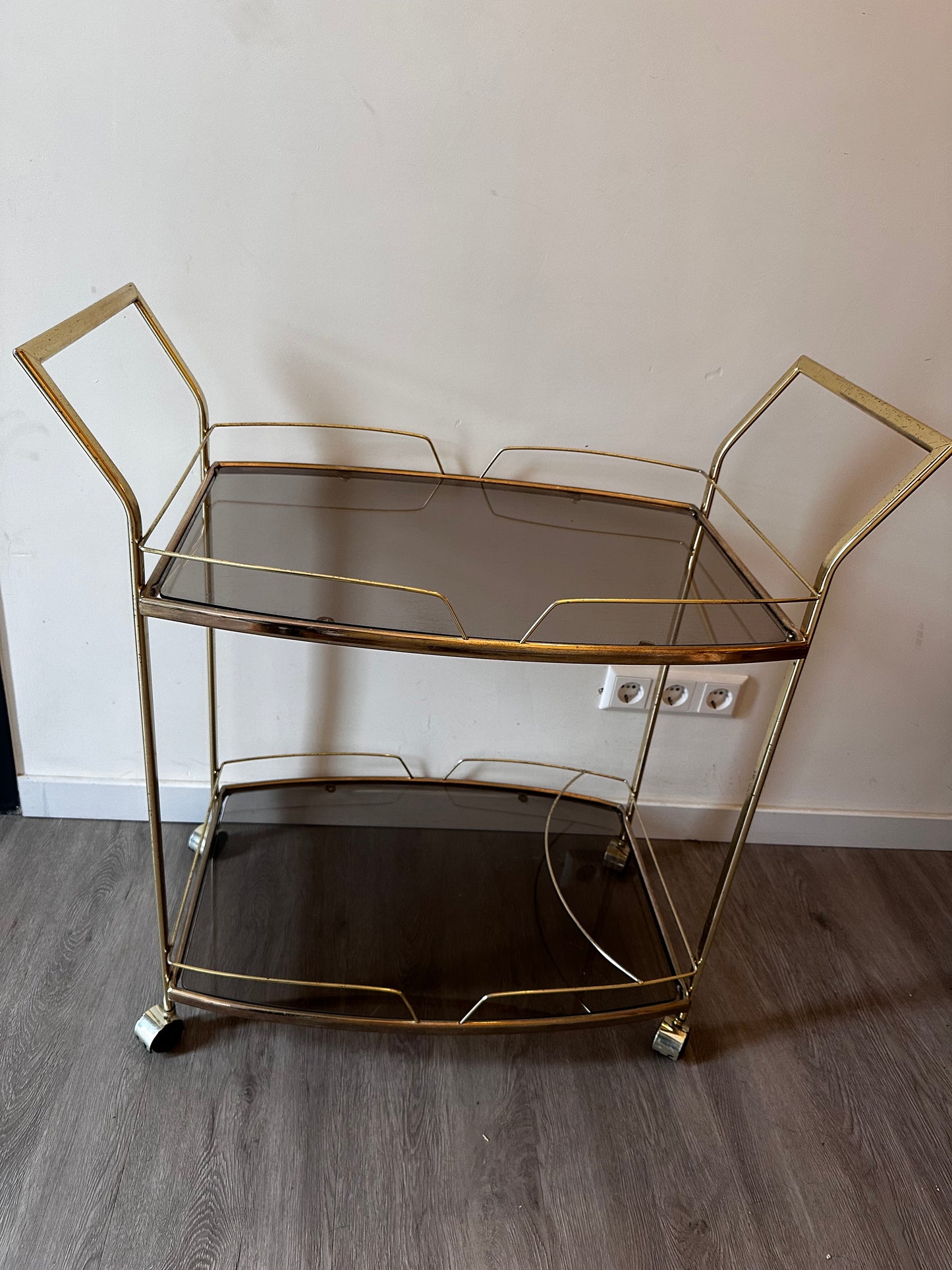 Hollywood Regency Bar Cart