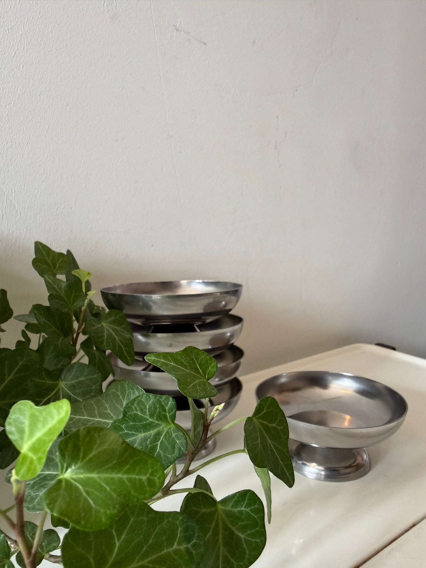 Set van 5 chrome coupes
