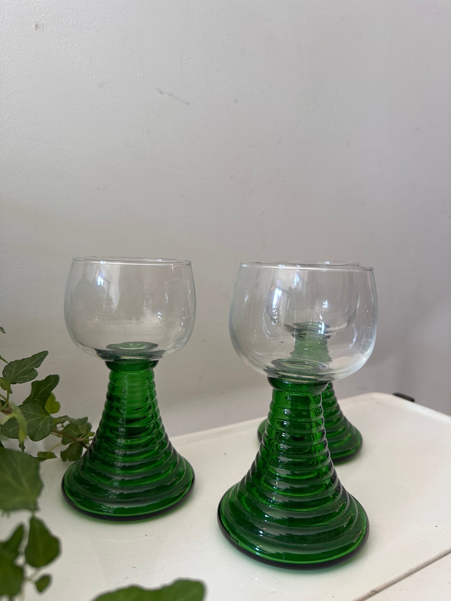 Set van 3 Roemer glazen