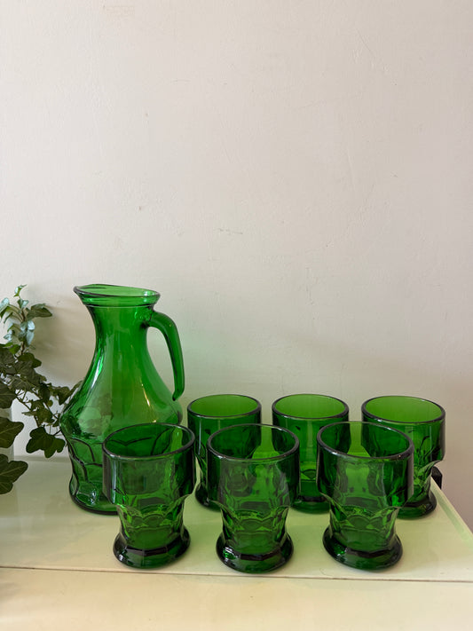 Italian vintage Bormioli set