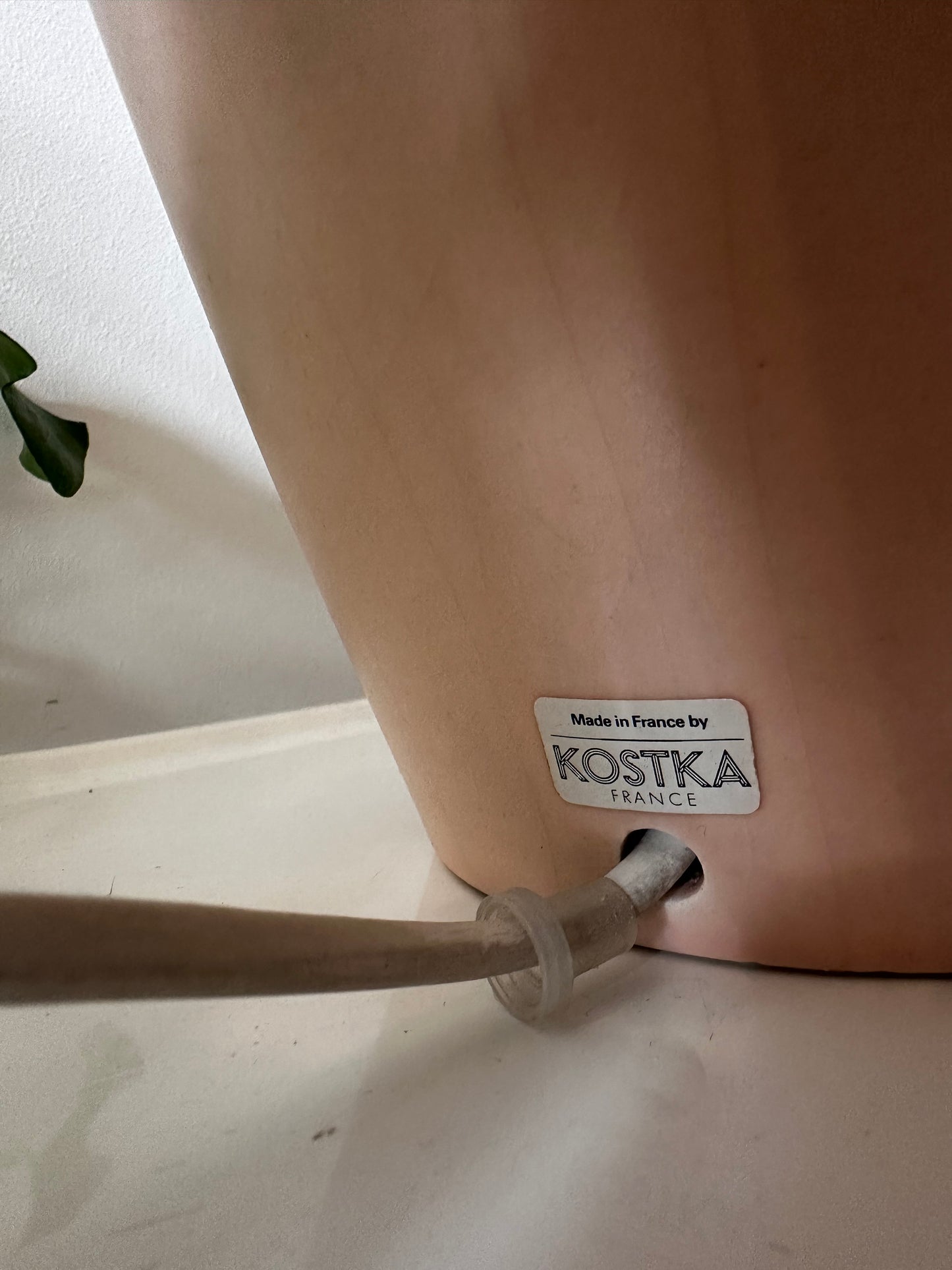 Kostka design lamp keramiek jaren 80