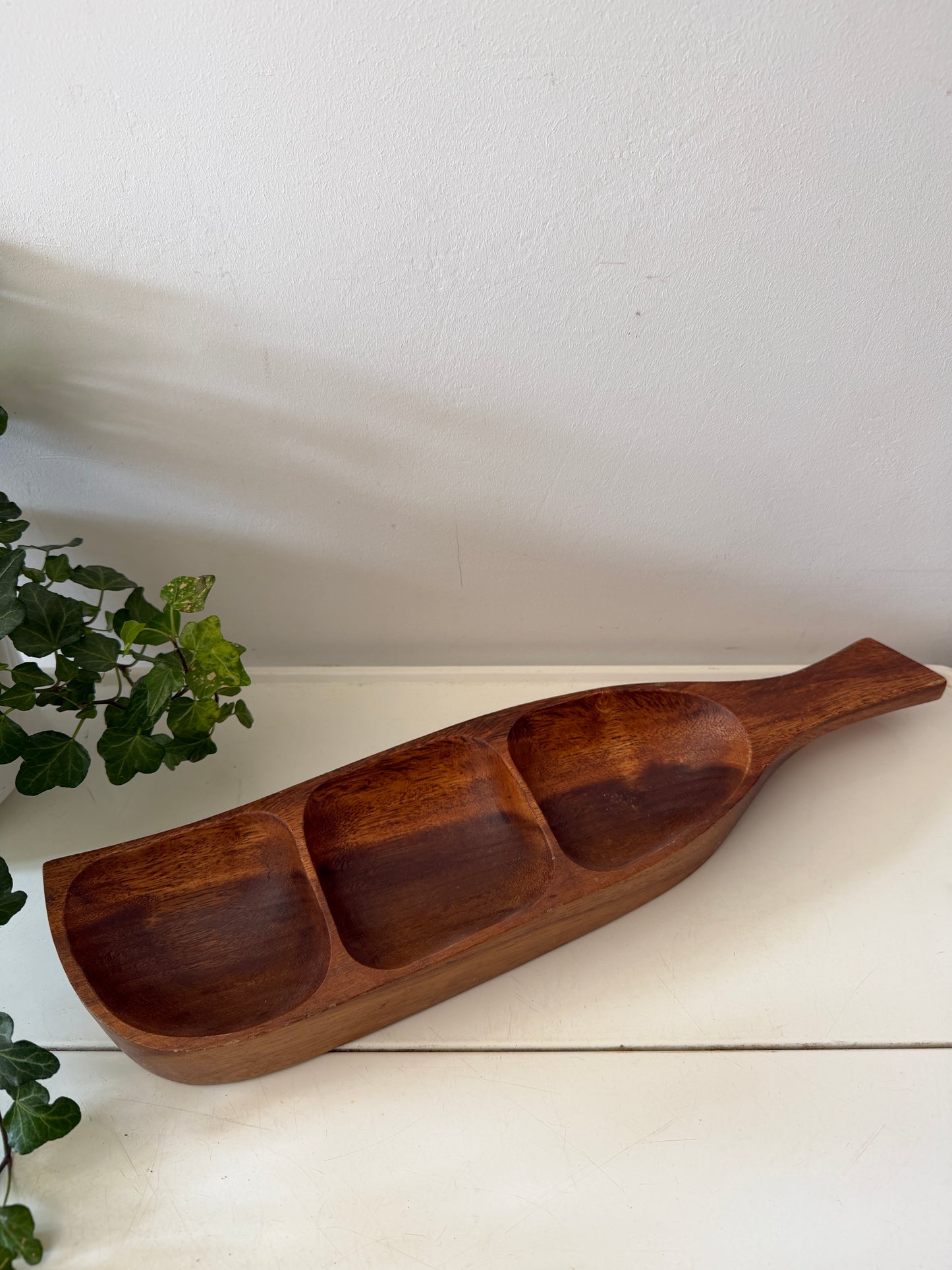 Teak houten Serveerschaal
