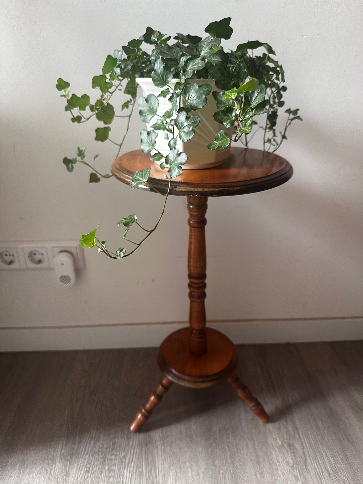 Vintage houten plantentafeltje