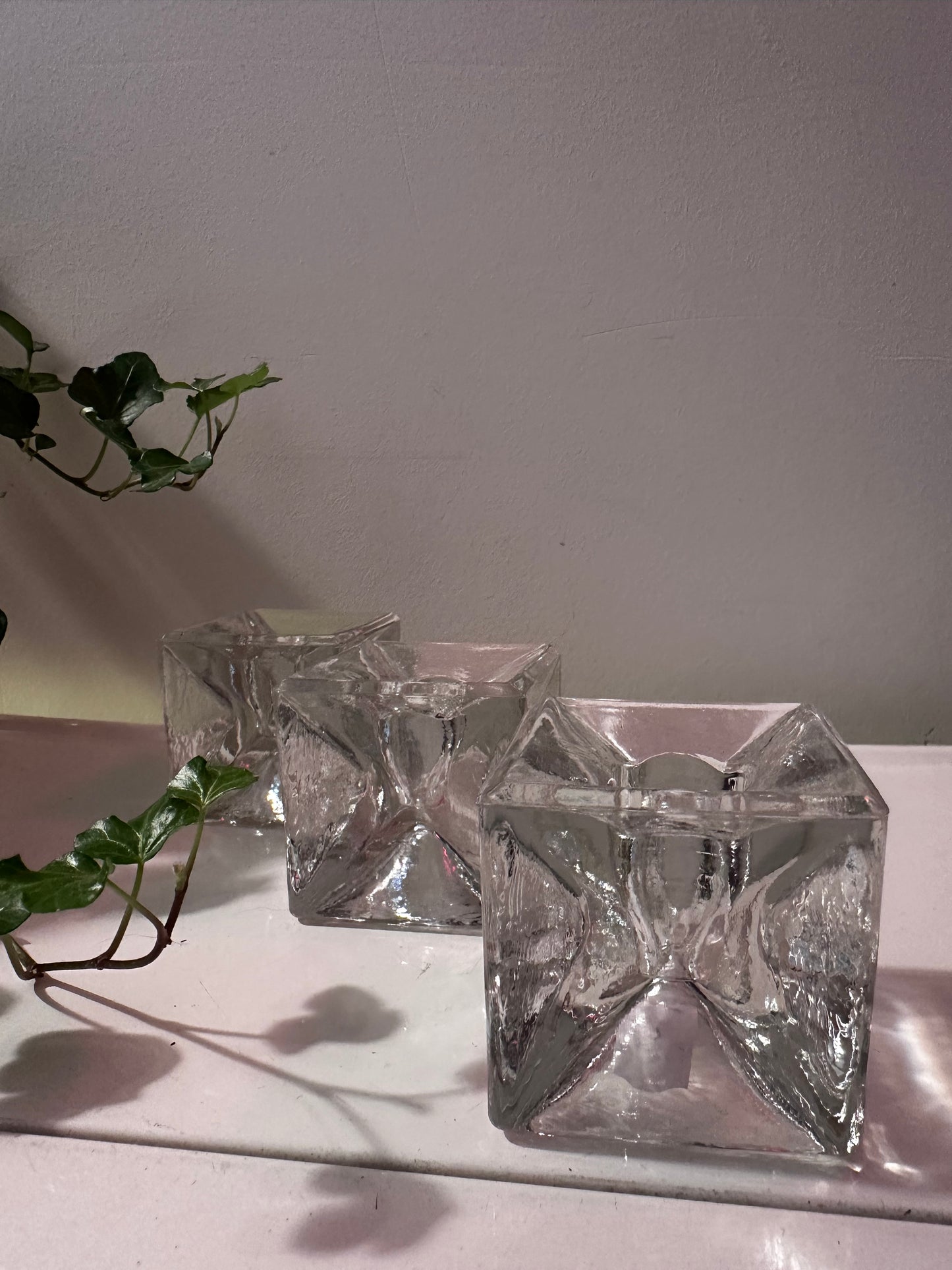 Kubus kandelaars mid century