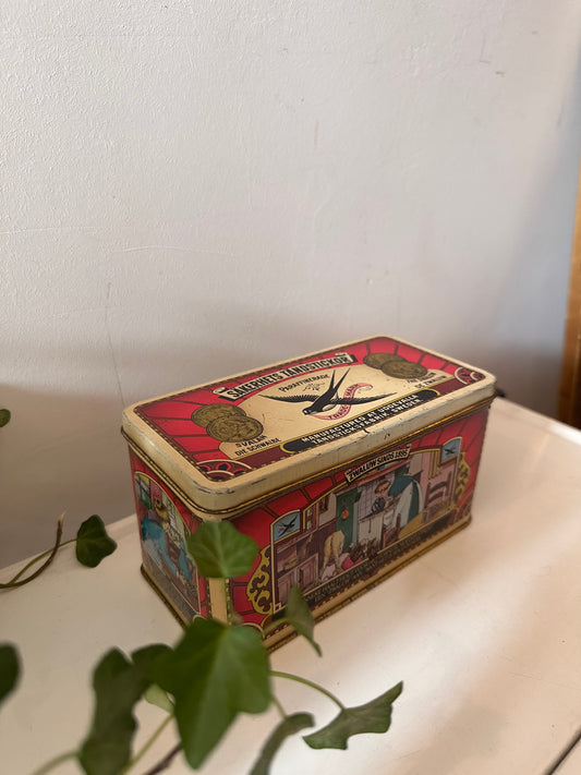 Blik vintage zwaluw lucifers