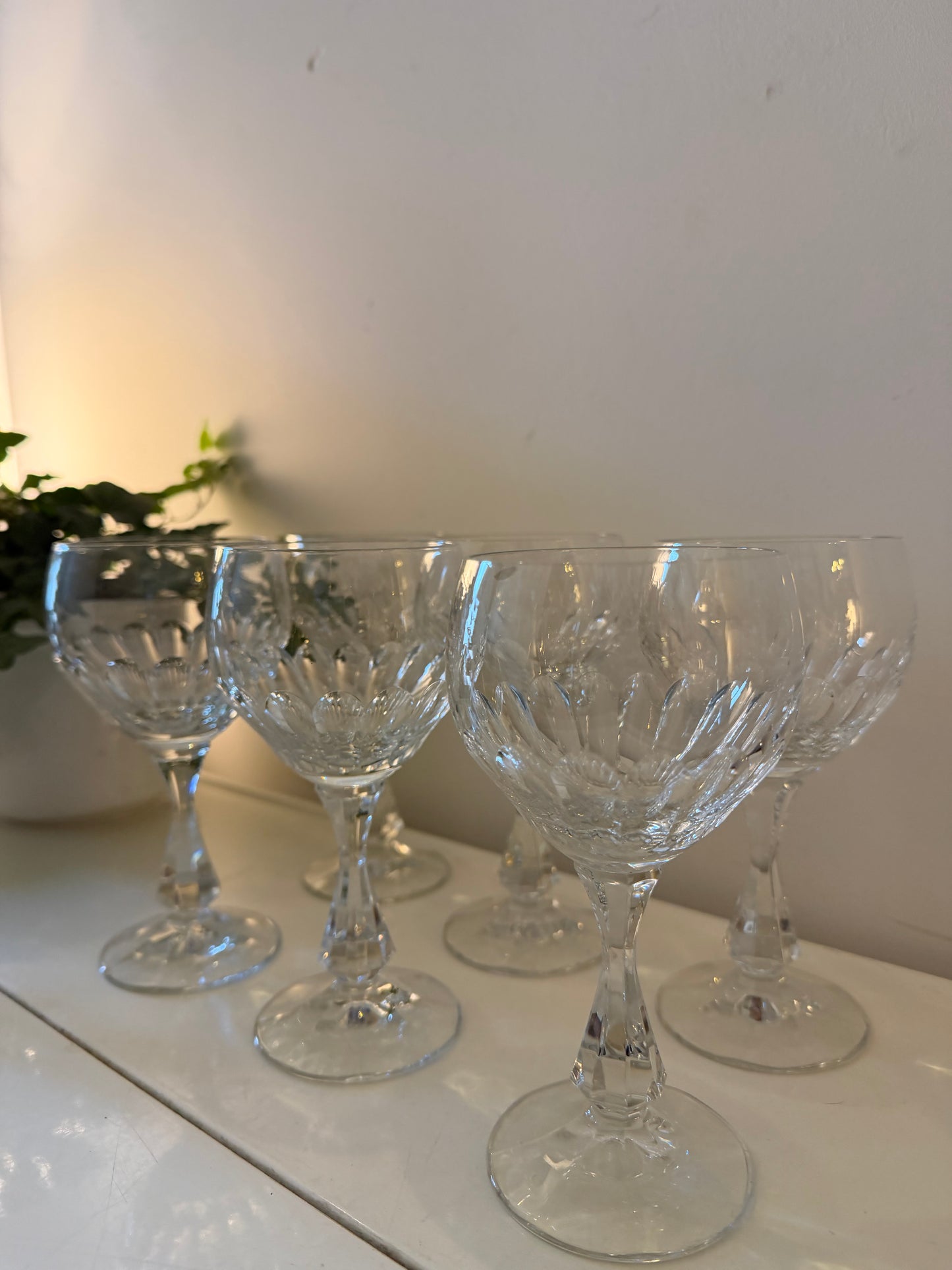 Set van 6 kristallen Zwiesel wijnglazen