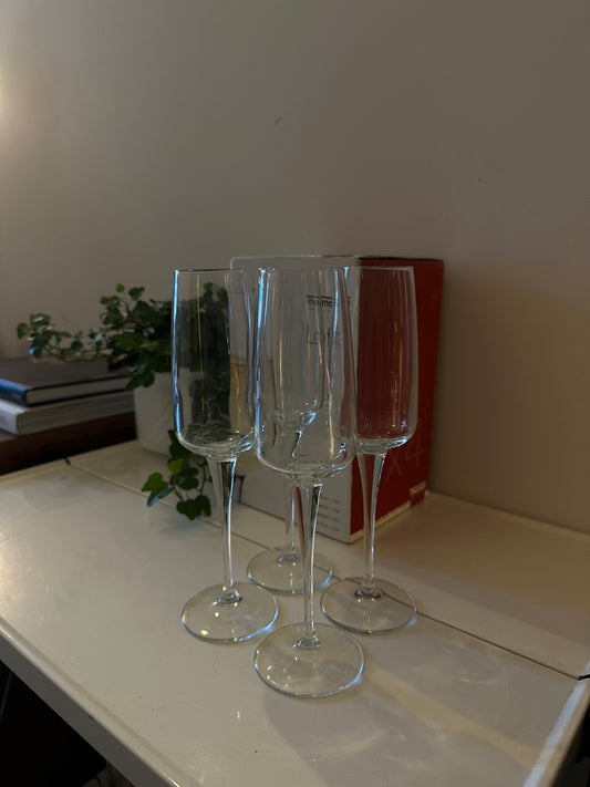 Set van 4 champagne flutes Rosenthal Thomas