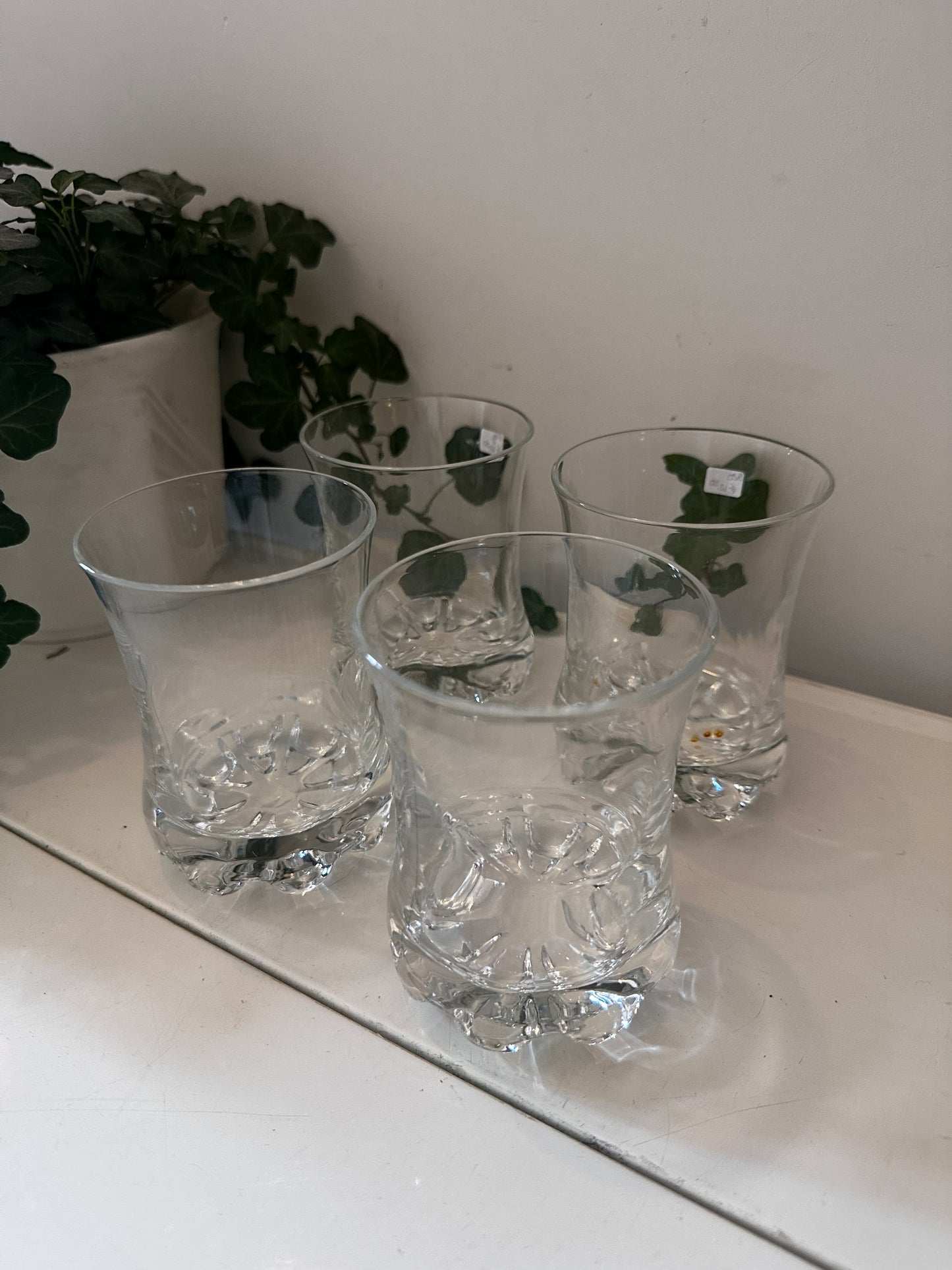Kristallen vintage waterglazen