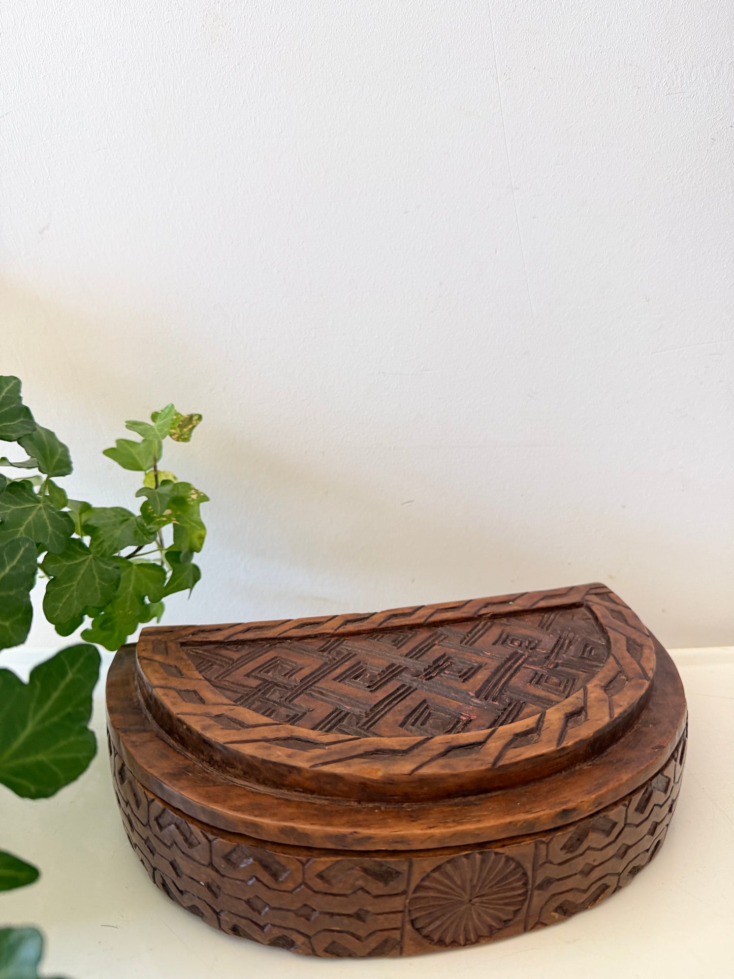 Houten bewaardoos