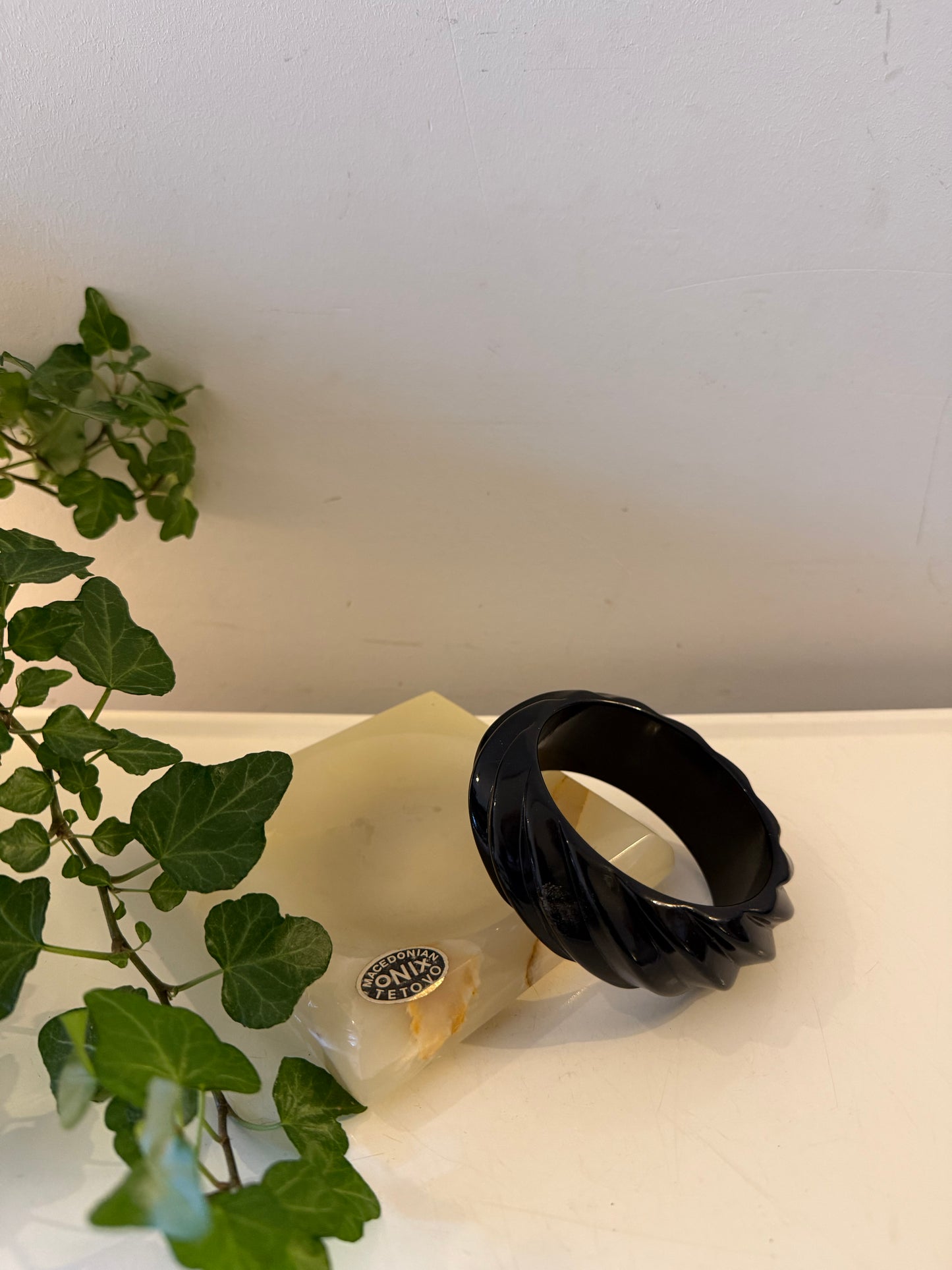 Chunky armband zwart