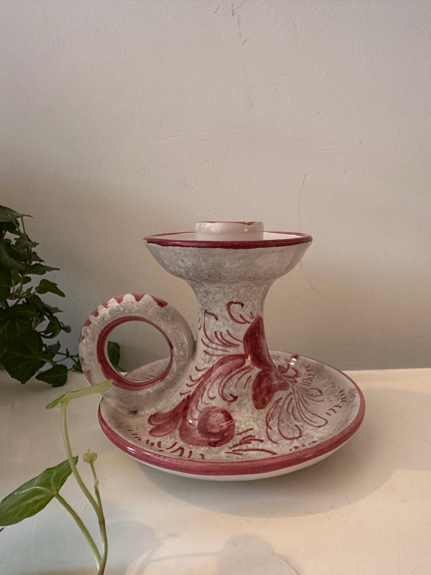 Italiaans keramieken kandelaar