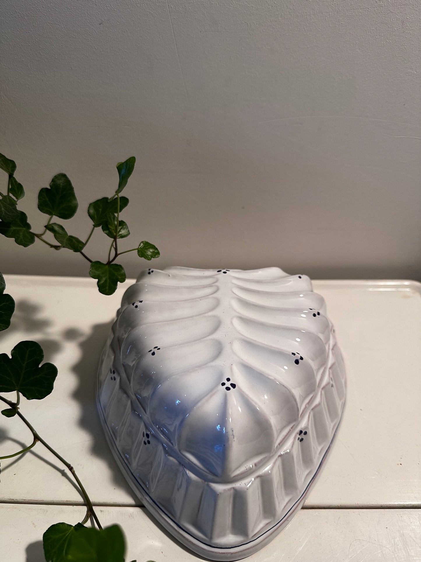 Vintage keramieken puddingvorm