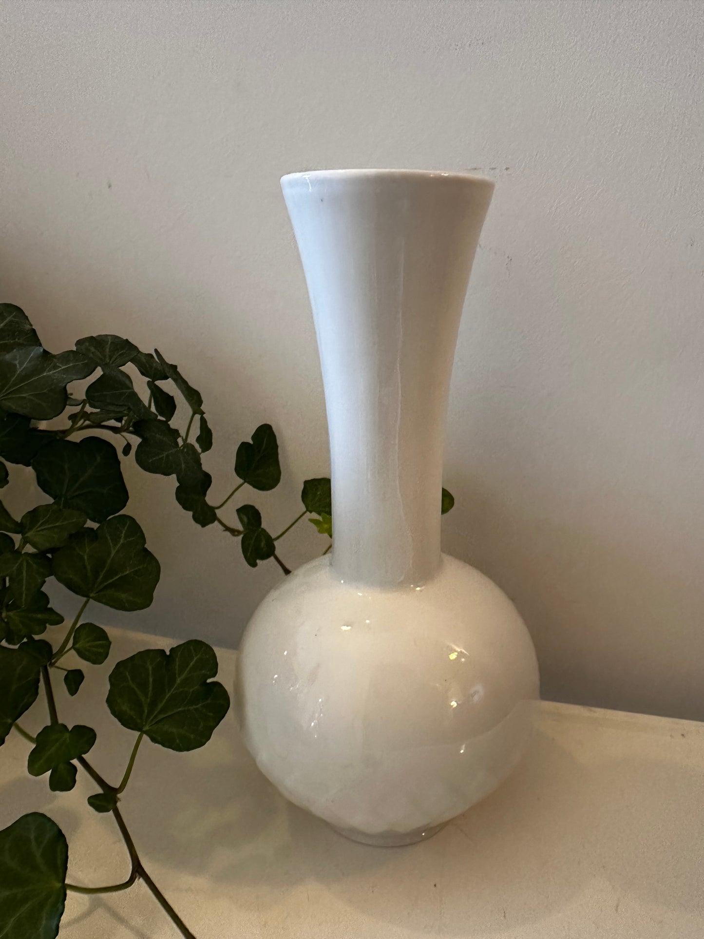 Wit porseleinen Arzberg vaas