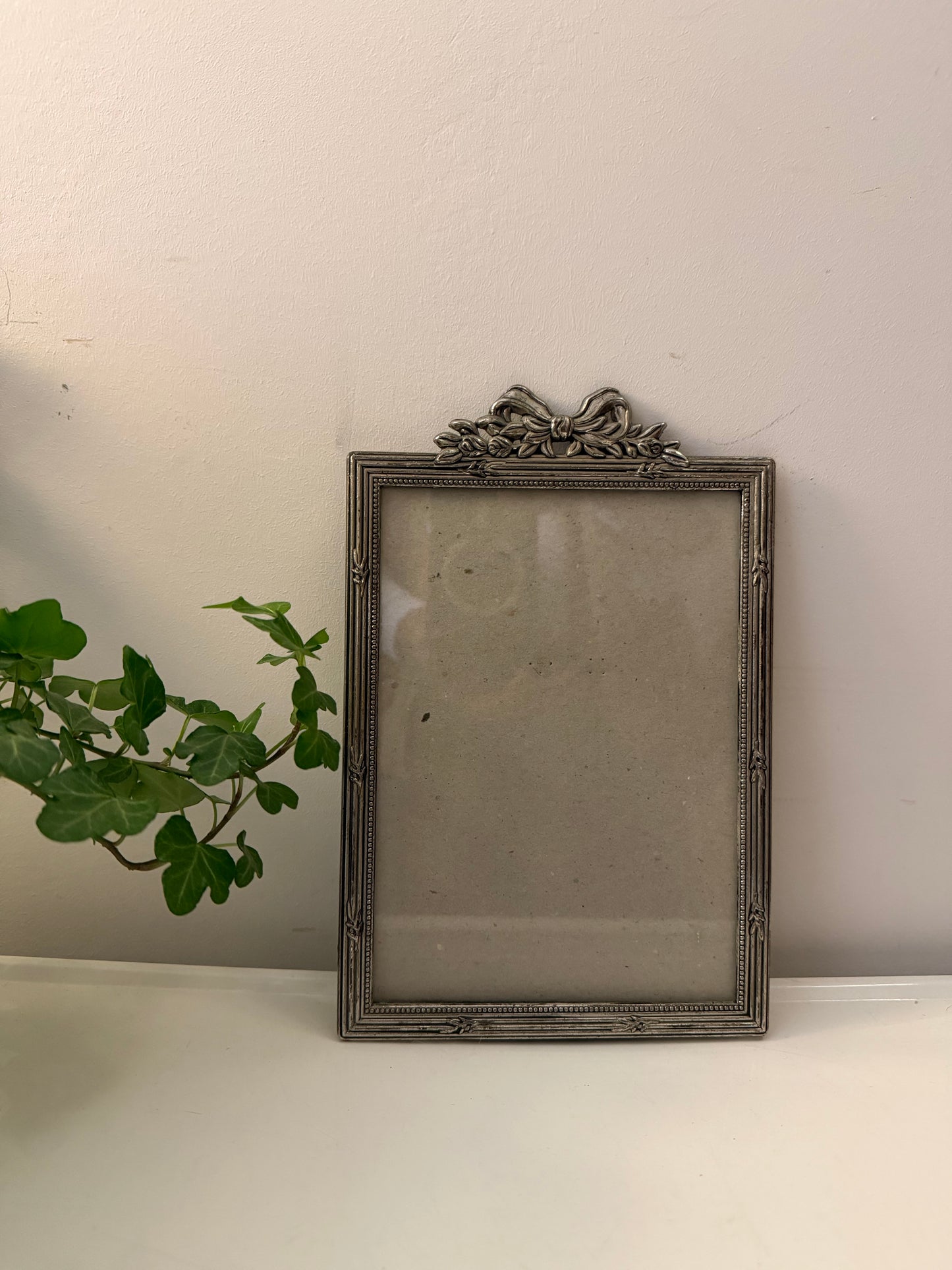 Zilverkleurig fotolijstje