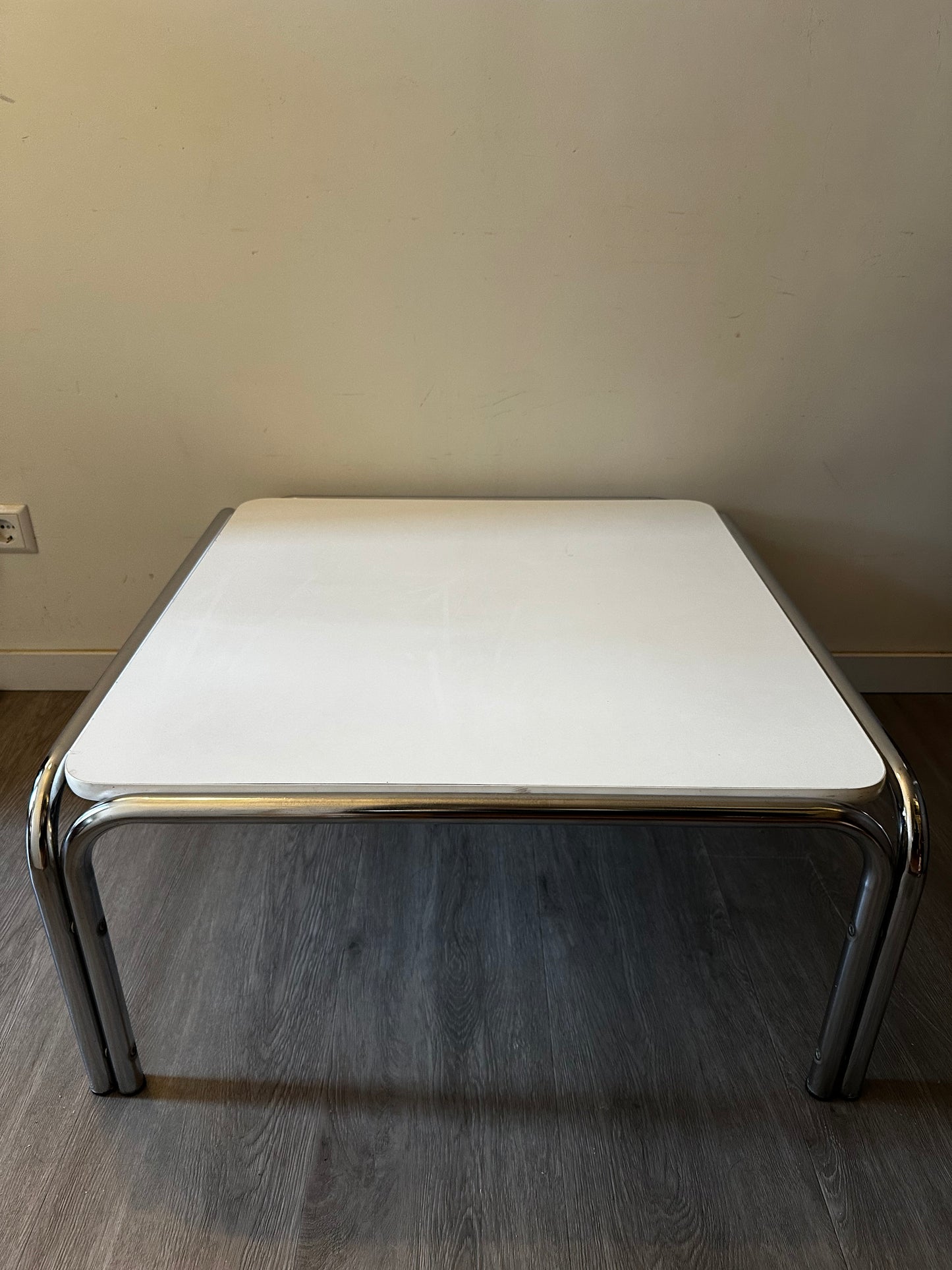 Salontafel buizenframe jaren 70/80