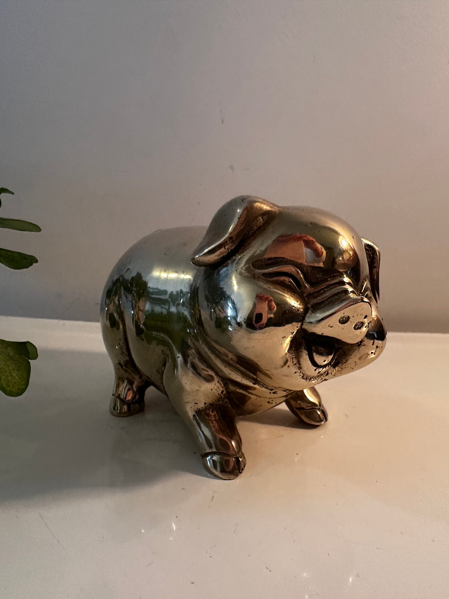 Messing vintage varkentje