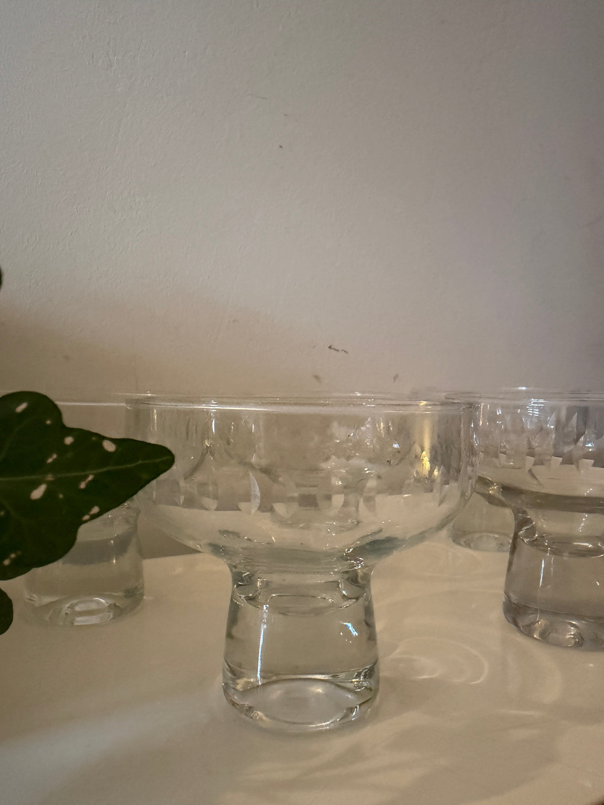 Kristallen coupes Mid Century