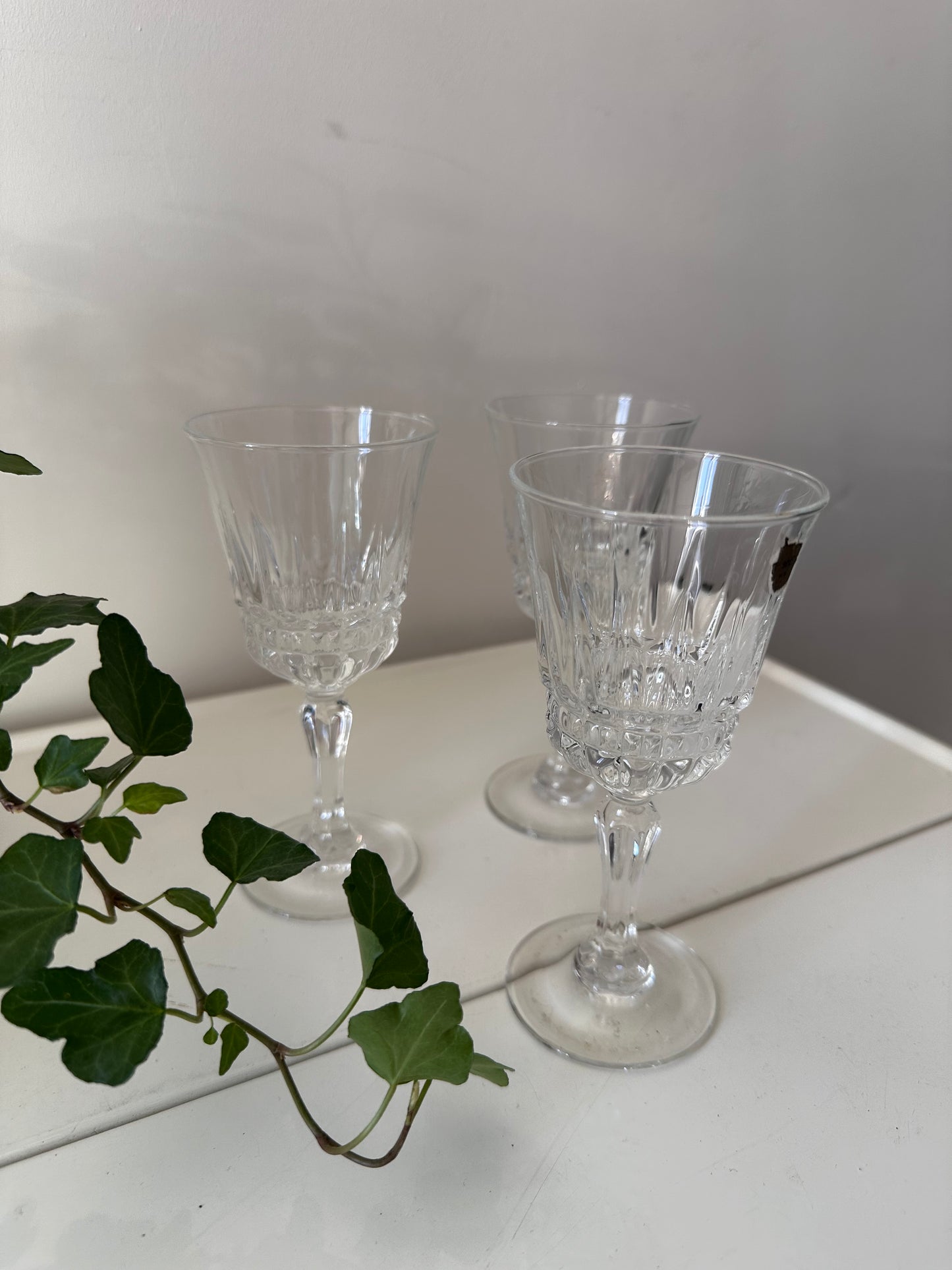 Cristal D’Argeus likeur glaasjes vintage