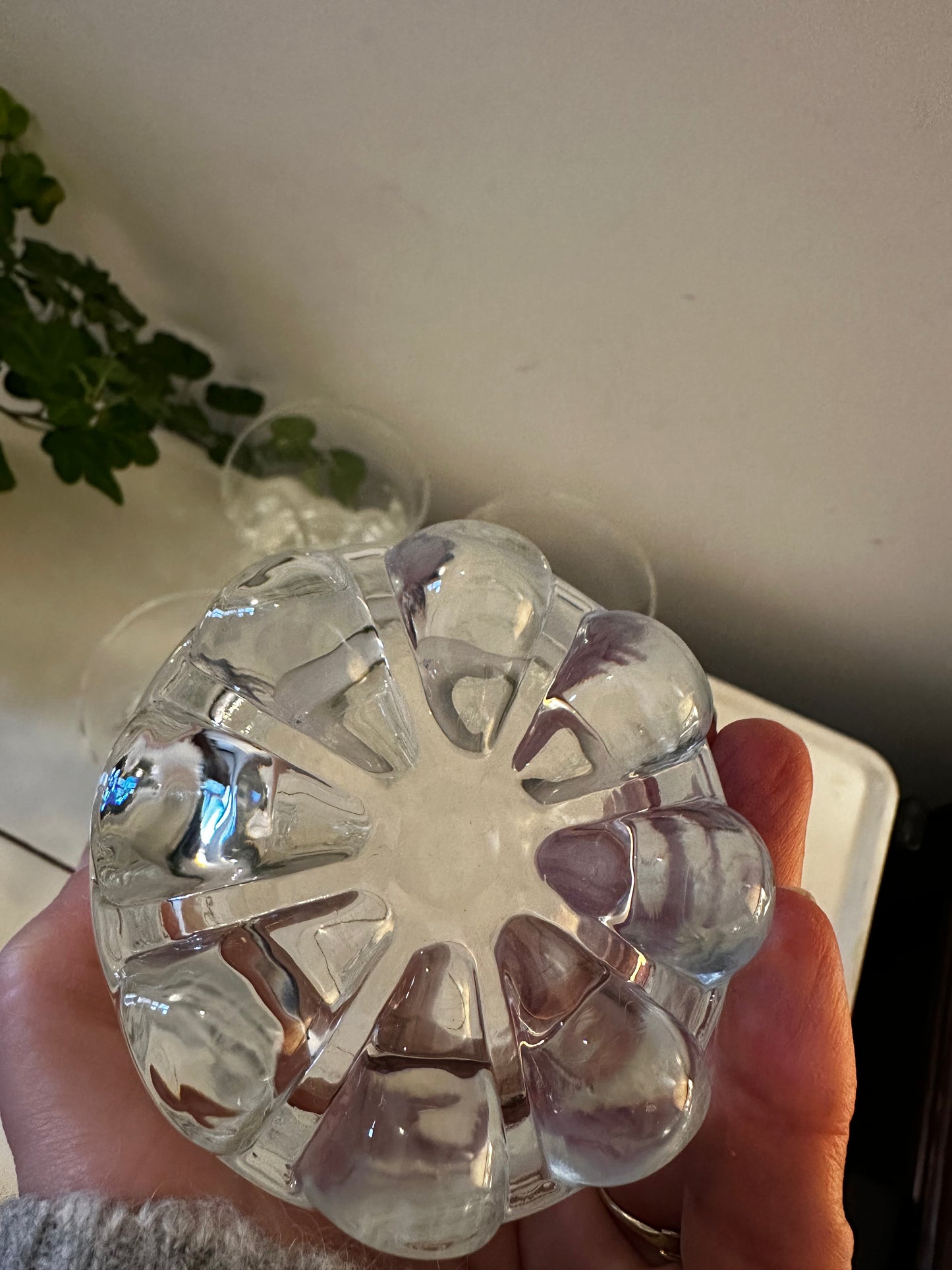 Set van 4 waanzinnig mooie kristallen waterglazen