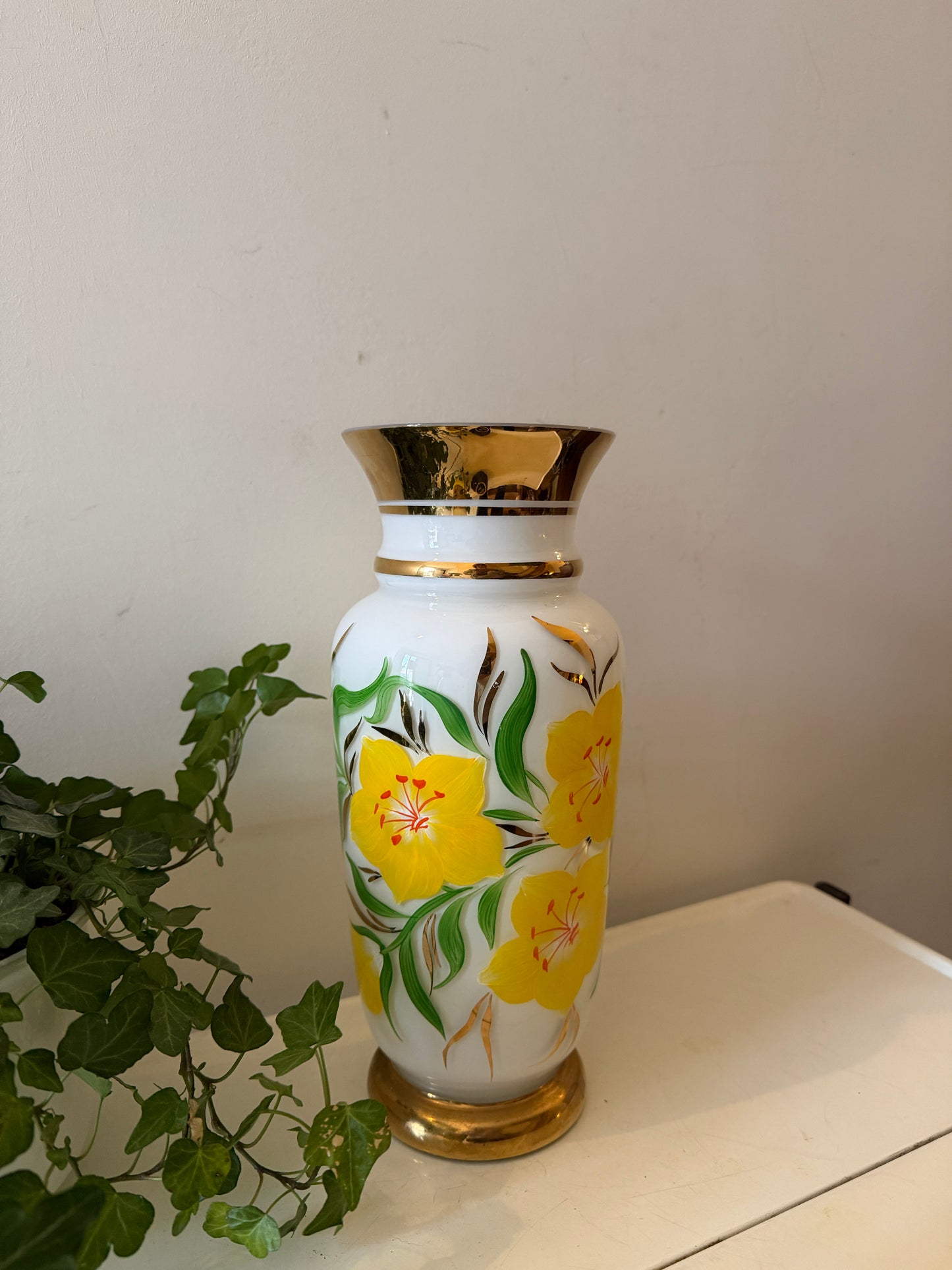 Opaline glazen vaas