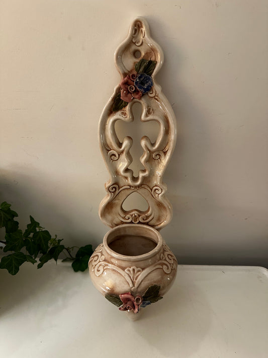 Wandvaasje Italiaans keramiek