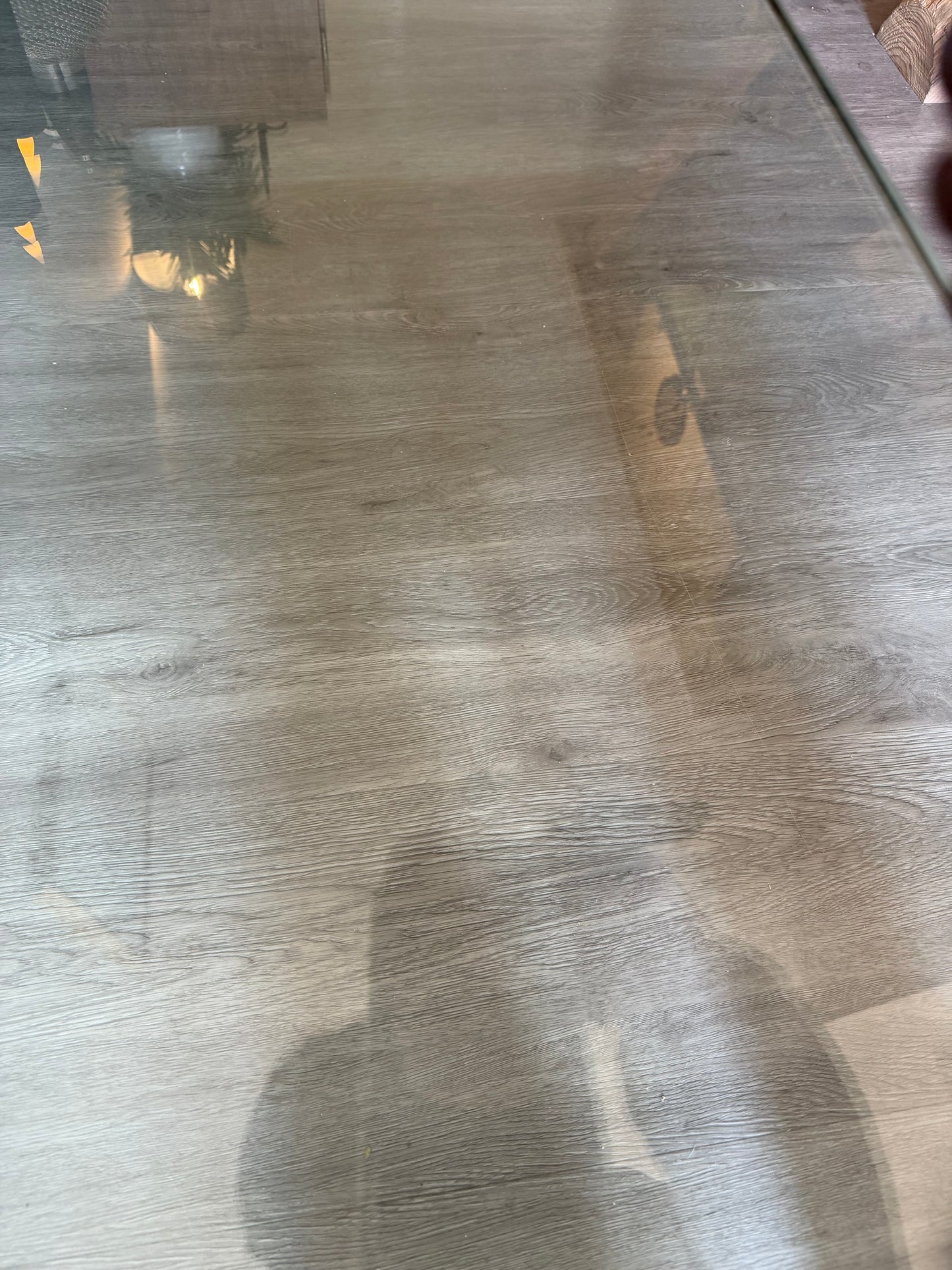 Italiaans design minimalistische glazen waterval salontafel