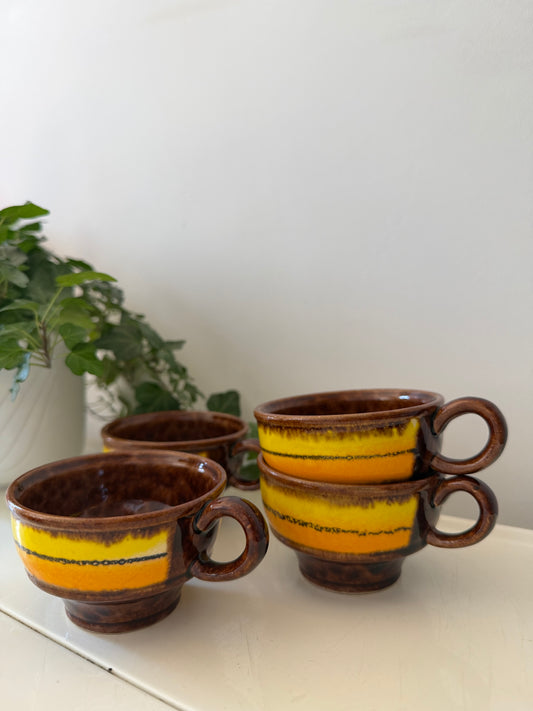 Keramieken West Germany koffie kopjes