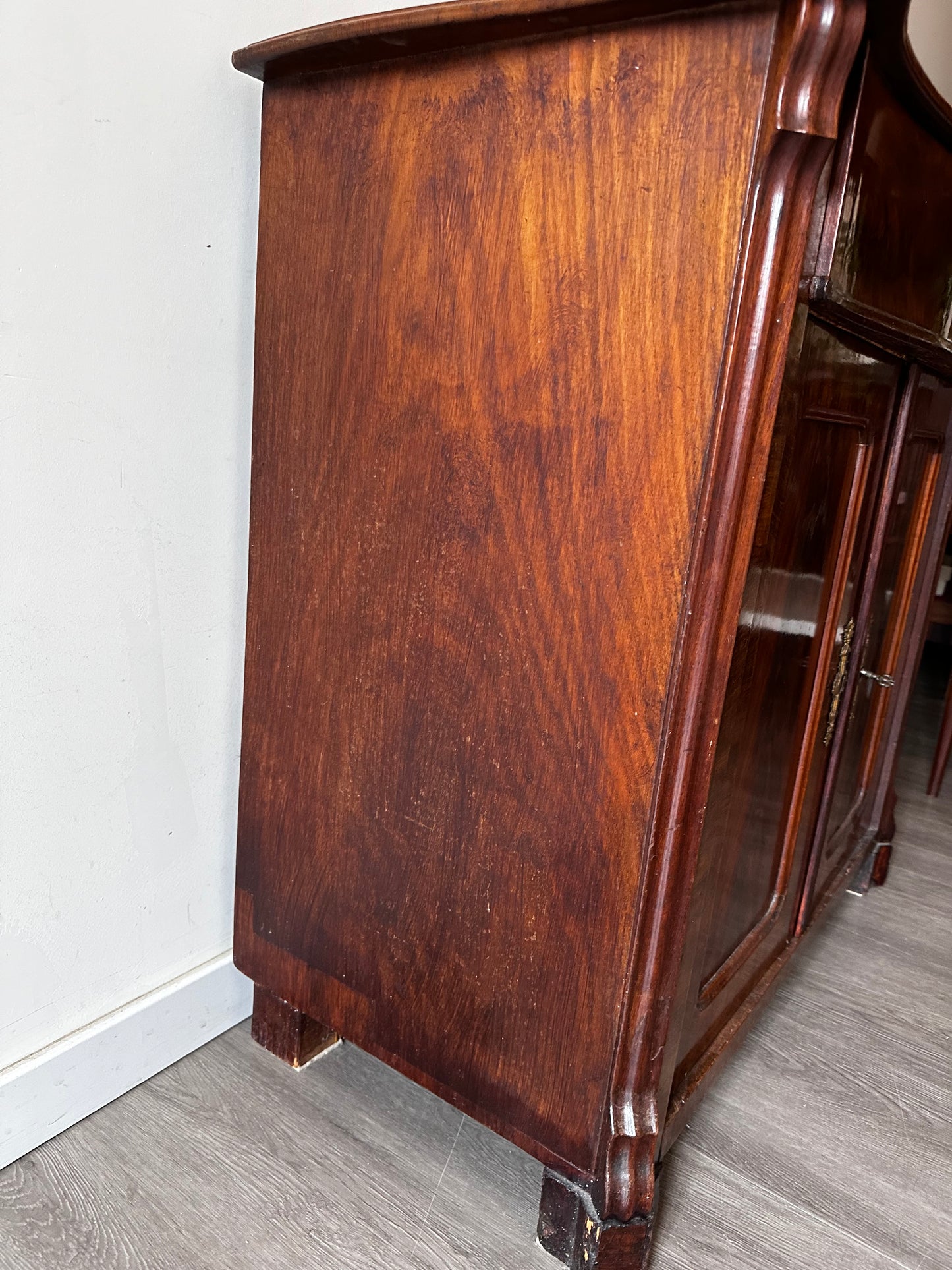 Vintage mahonie houten kastje