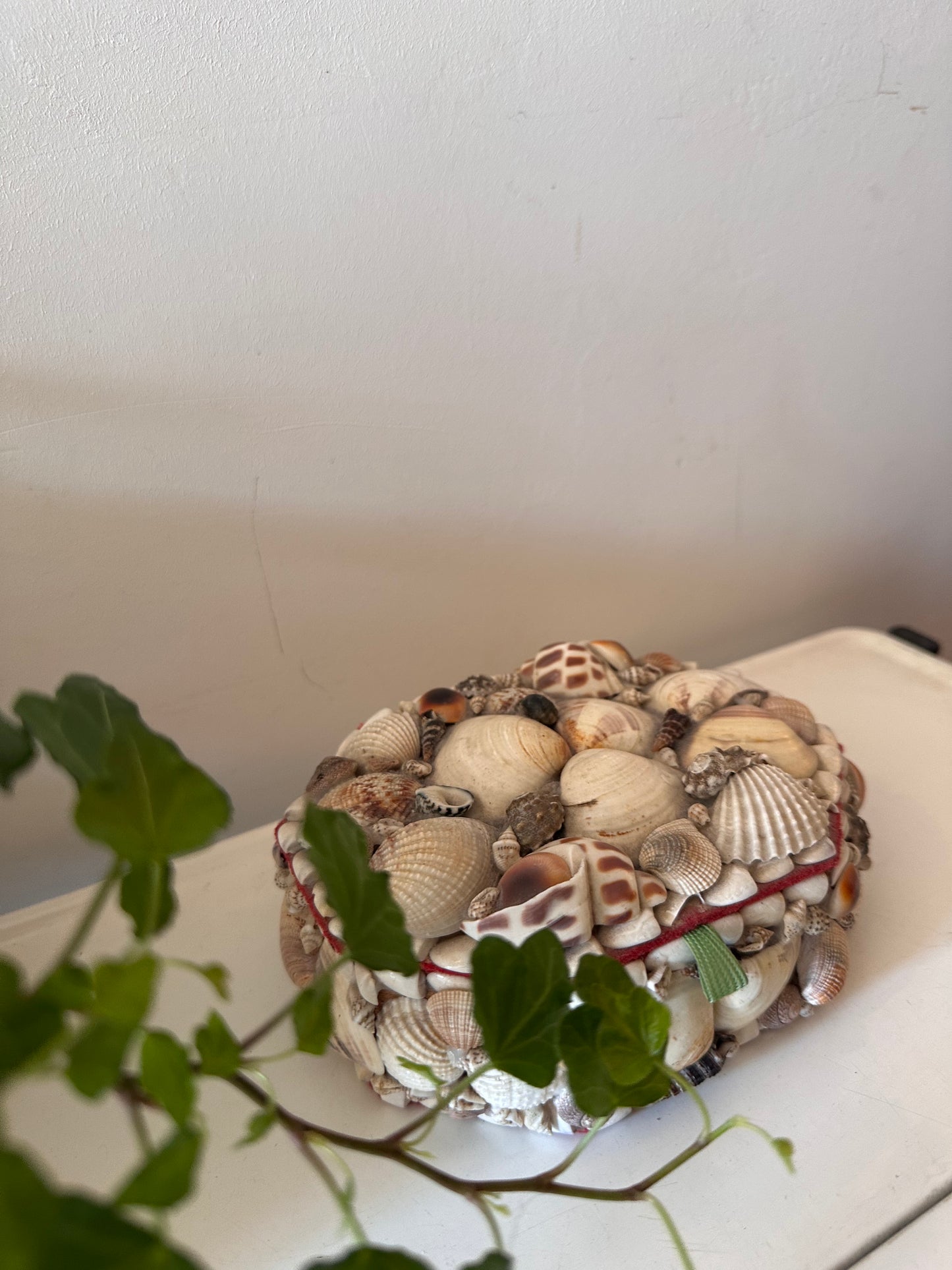 Sieradendoosje ingelegd met schelpen