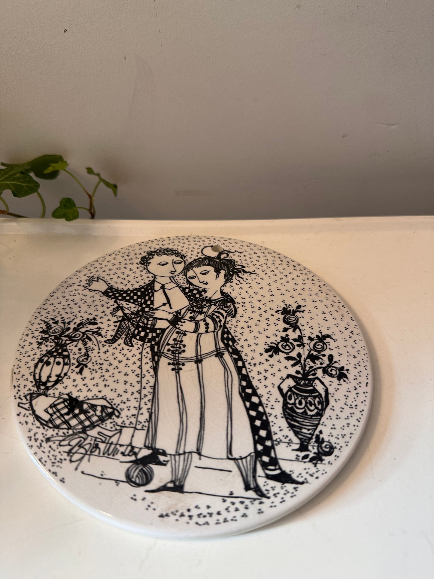 Björn Wiinblad wandtegeltje