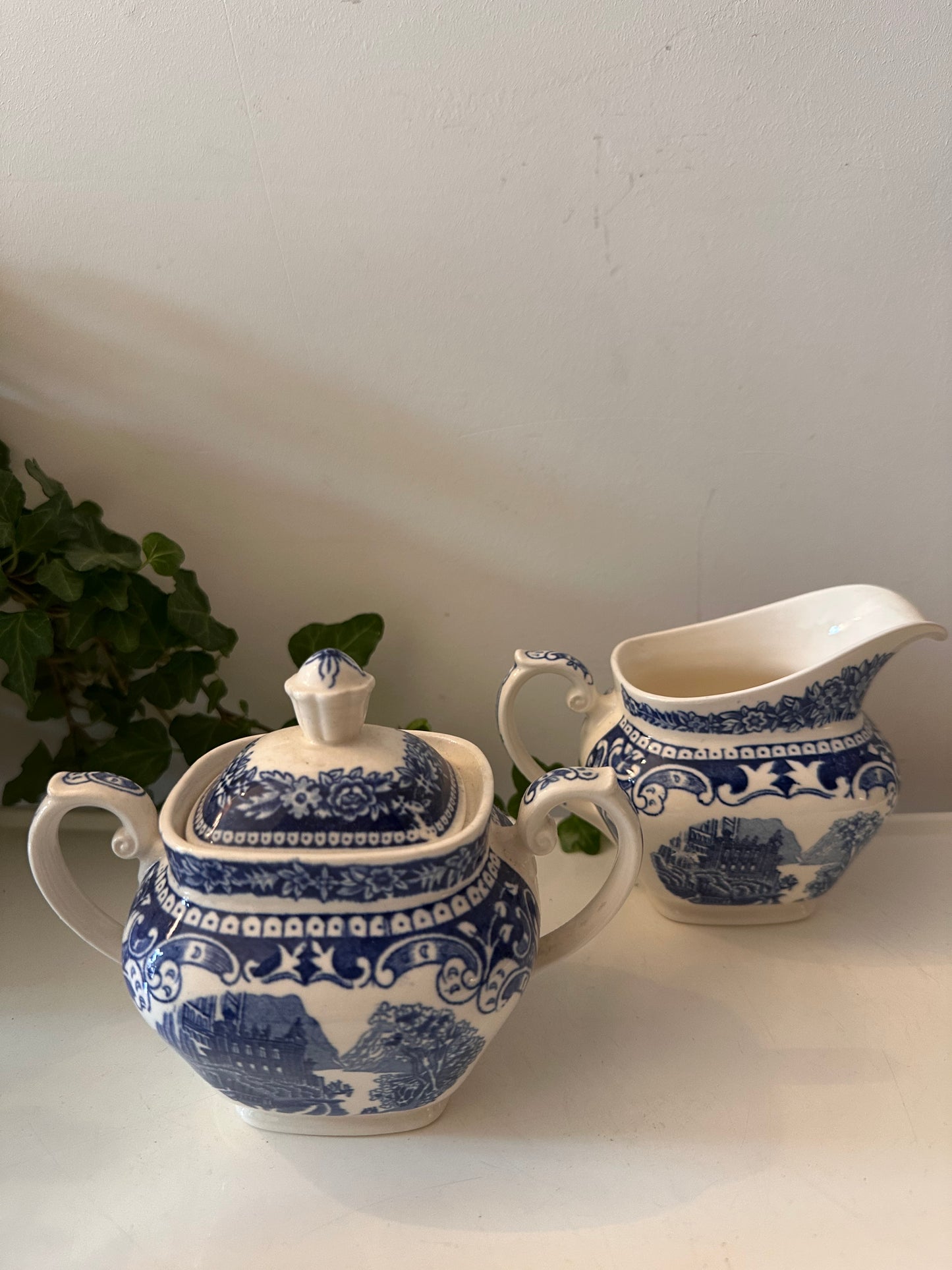 Societe ceramique melk en suiker setje