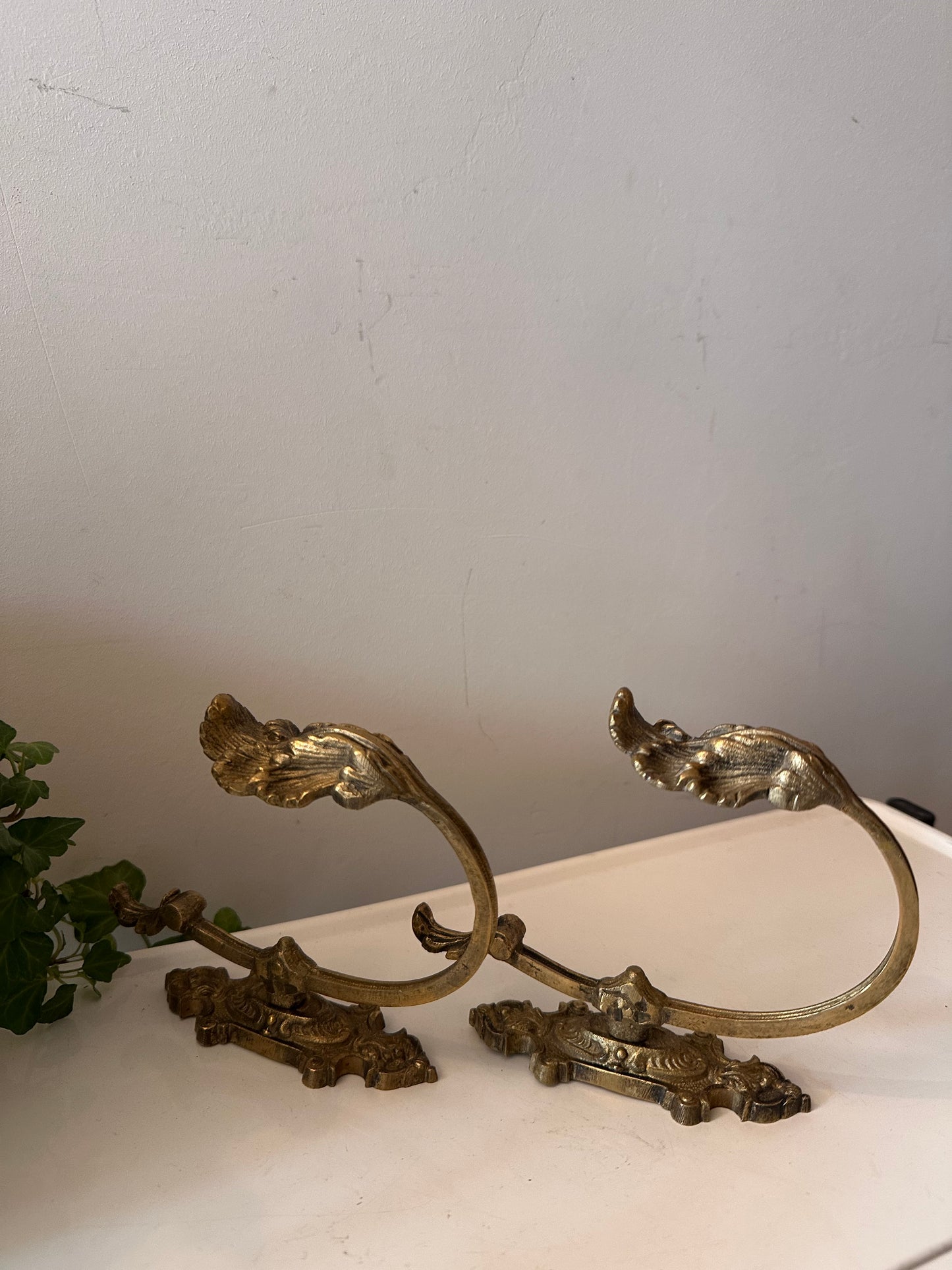 Messing wand haken prijs per stuk