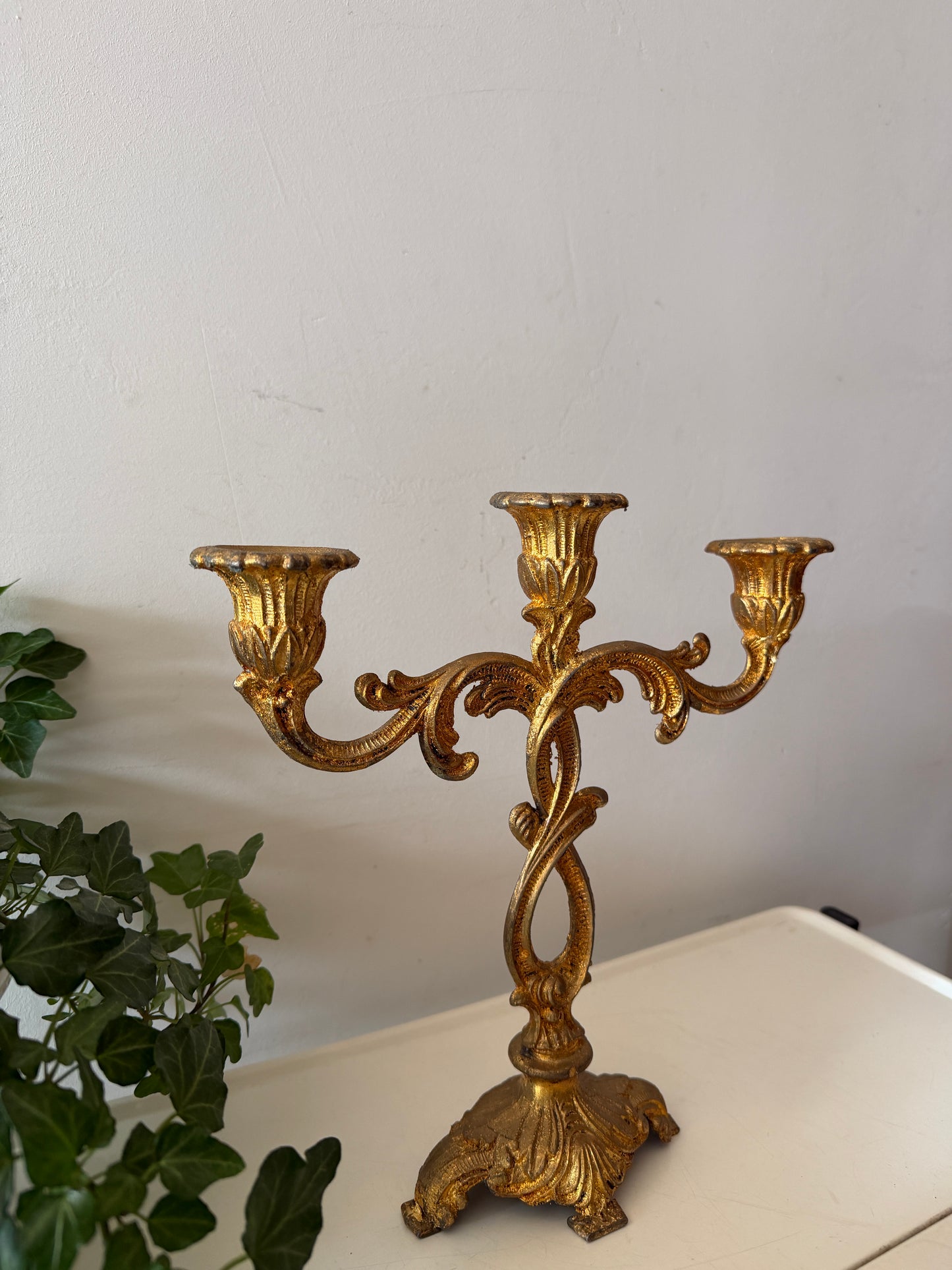 Vintage barok kandelaar