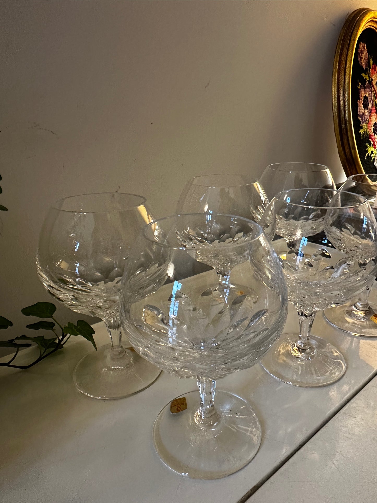 Set van 6 kristallen glazen Nachtmann