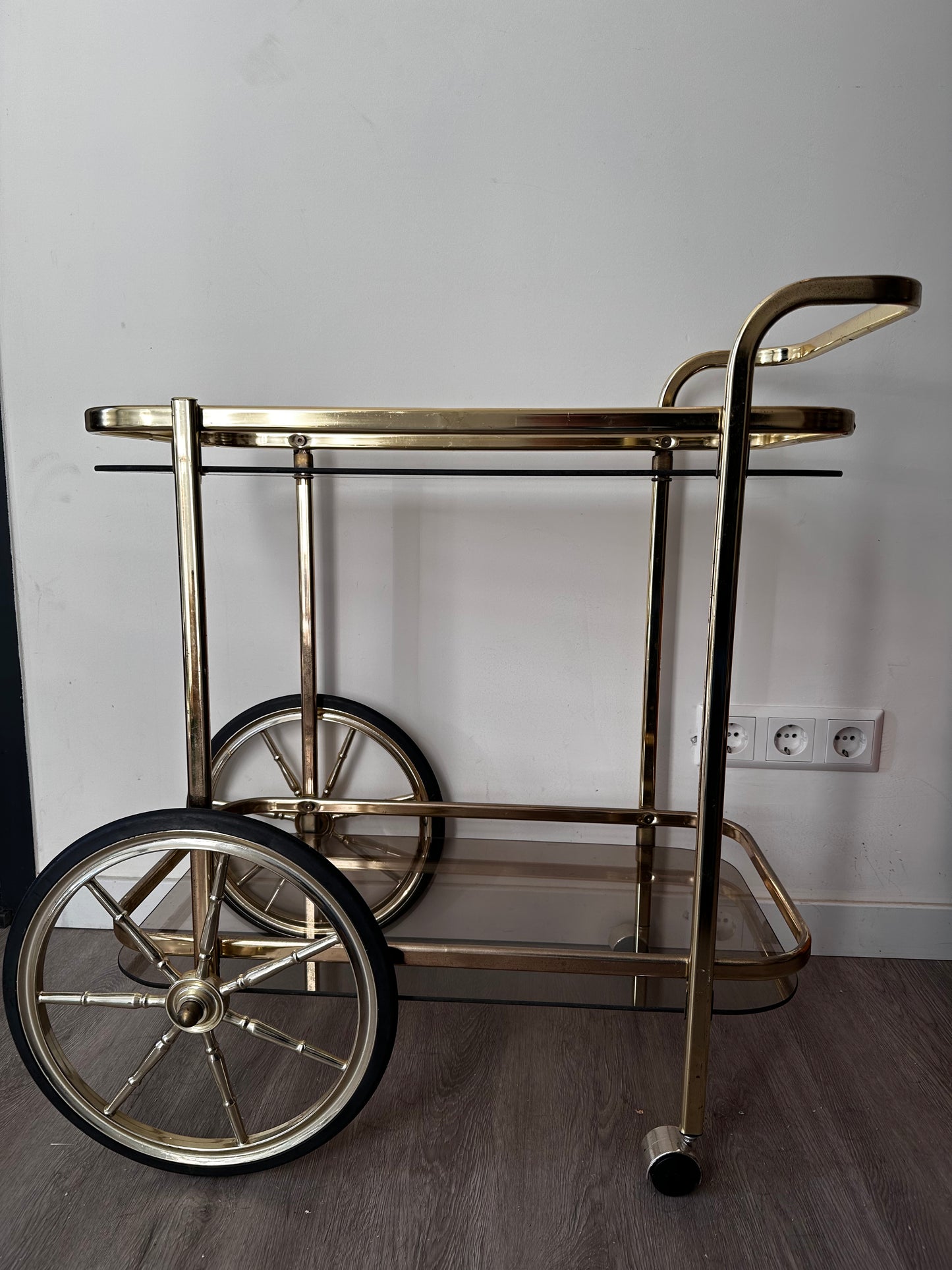 Bar Cart Serveerwagen Hollywood Regency